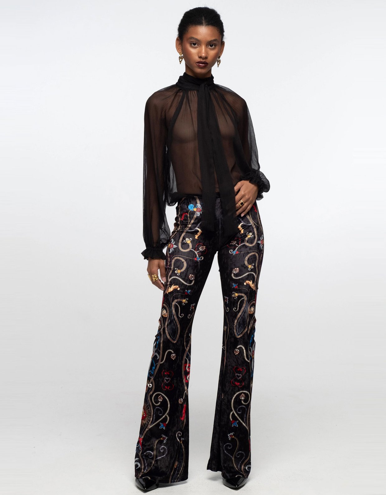 Peace and Chaos Dusk pants velvet