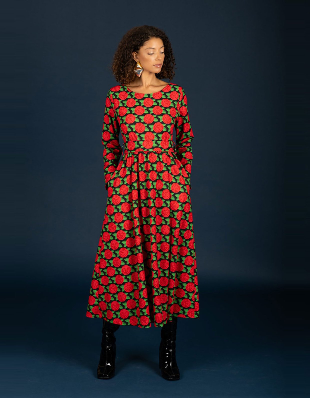 Chaton Dylan dress red