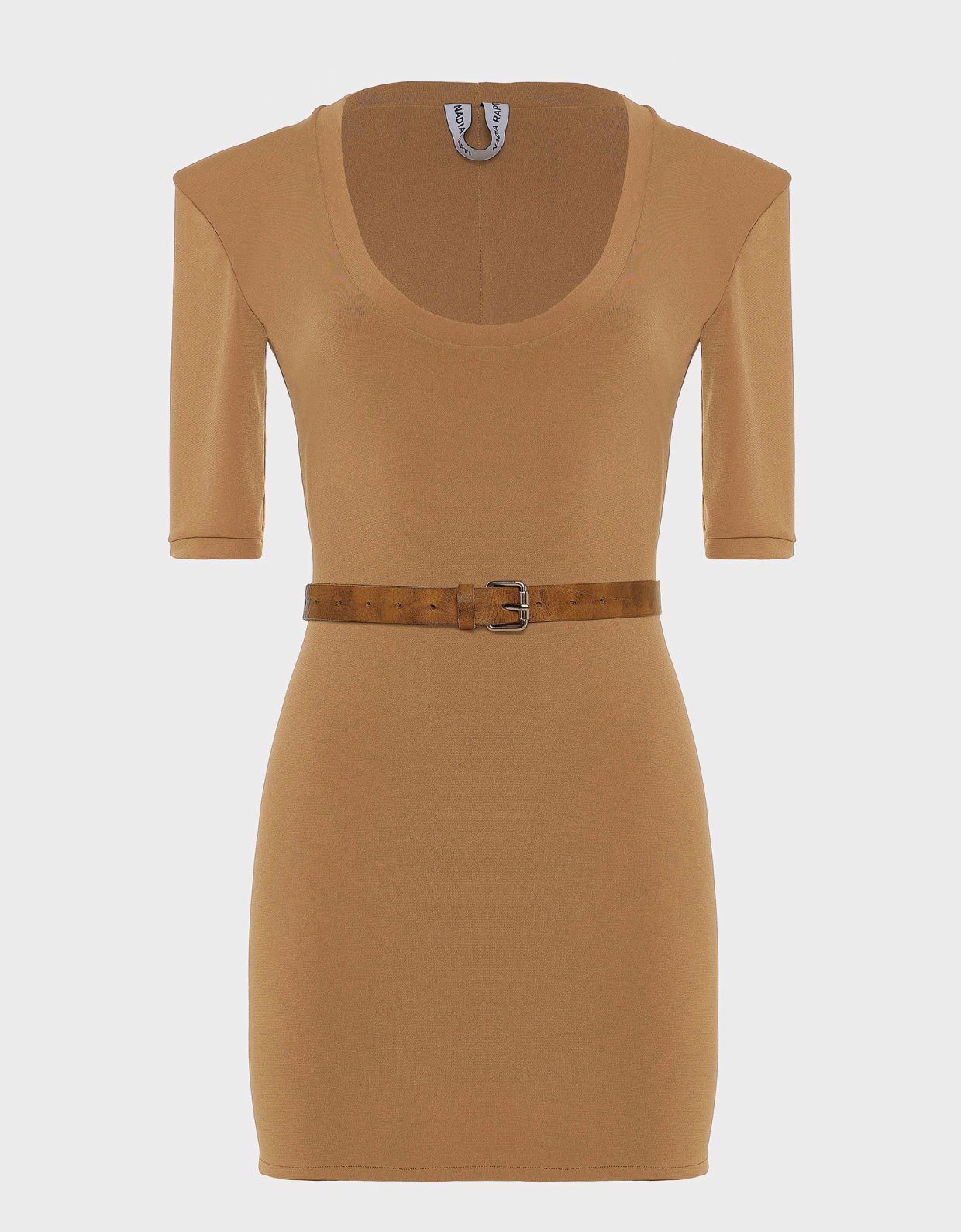 Nadia Rapti Earth  mini dress brown