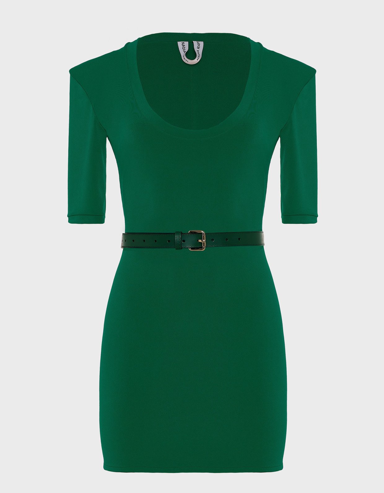 Nadia Rapti Earth  mini dress green