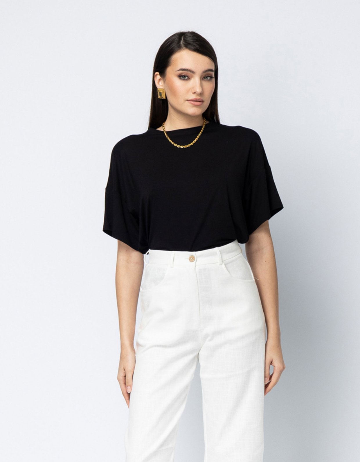 Foreveryoung Elise barrel pants ecru