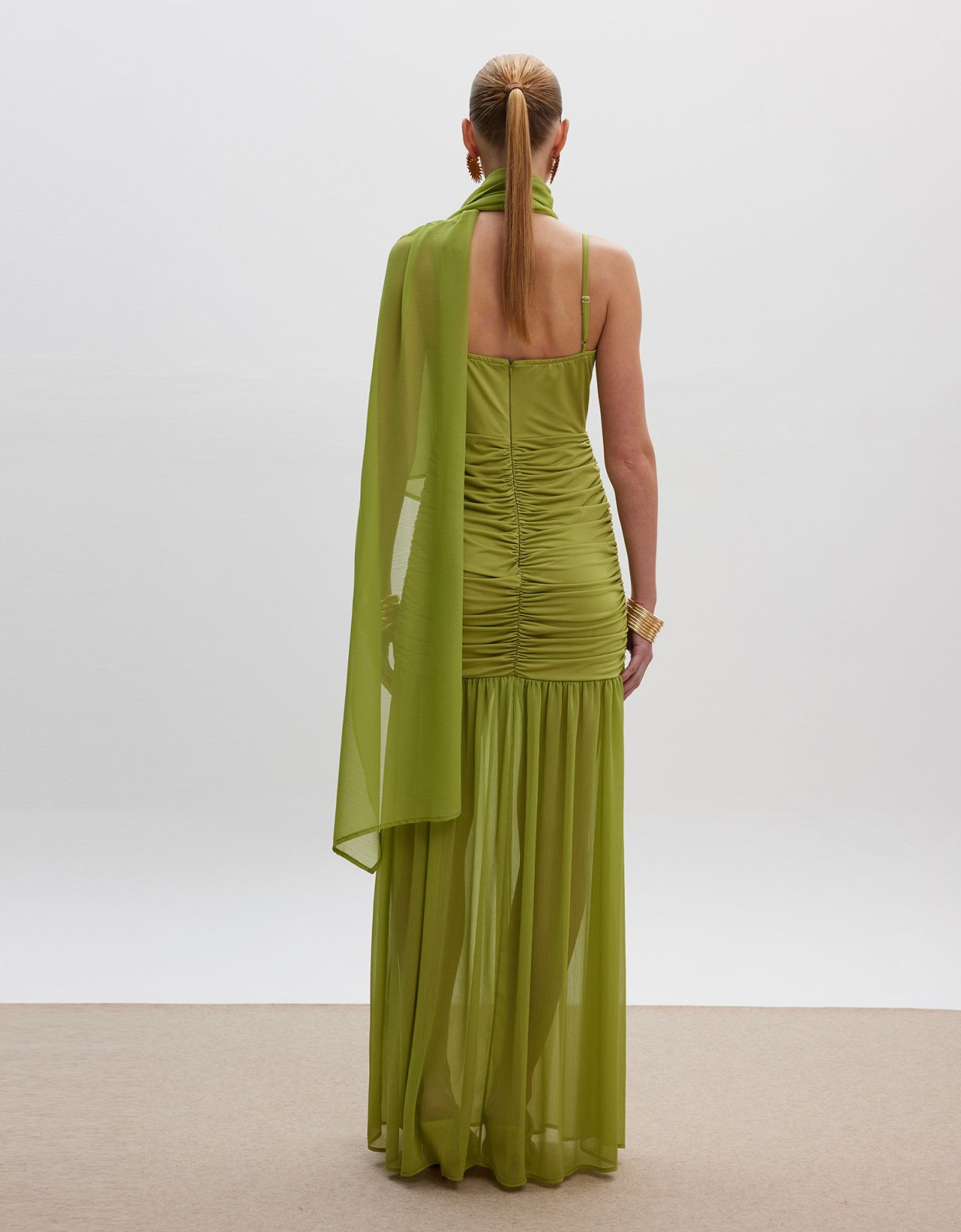 Ciel Concept Eliza maxi dress lime