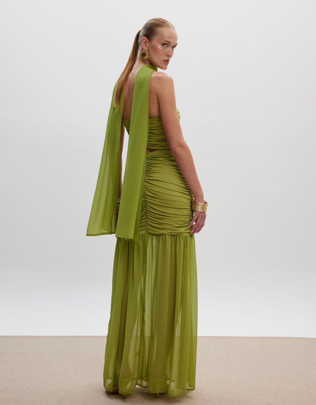 Ciel Concept Eliza maxi dress lime