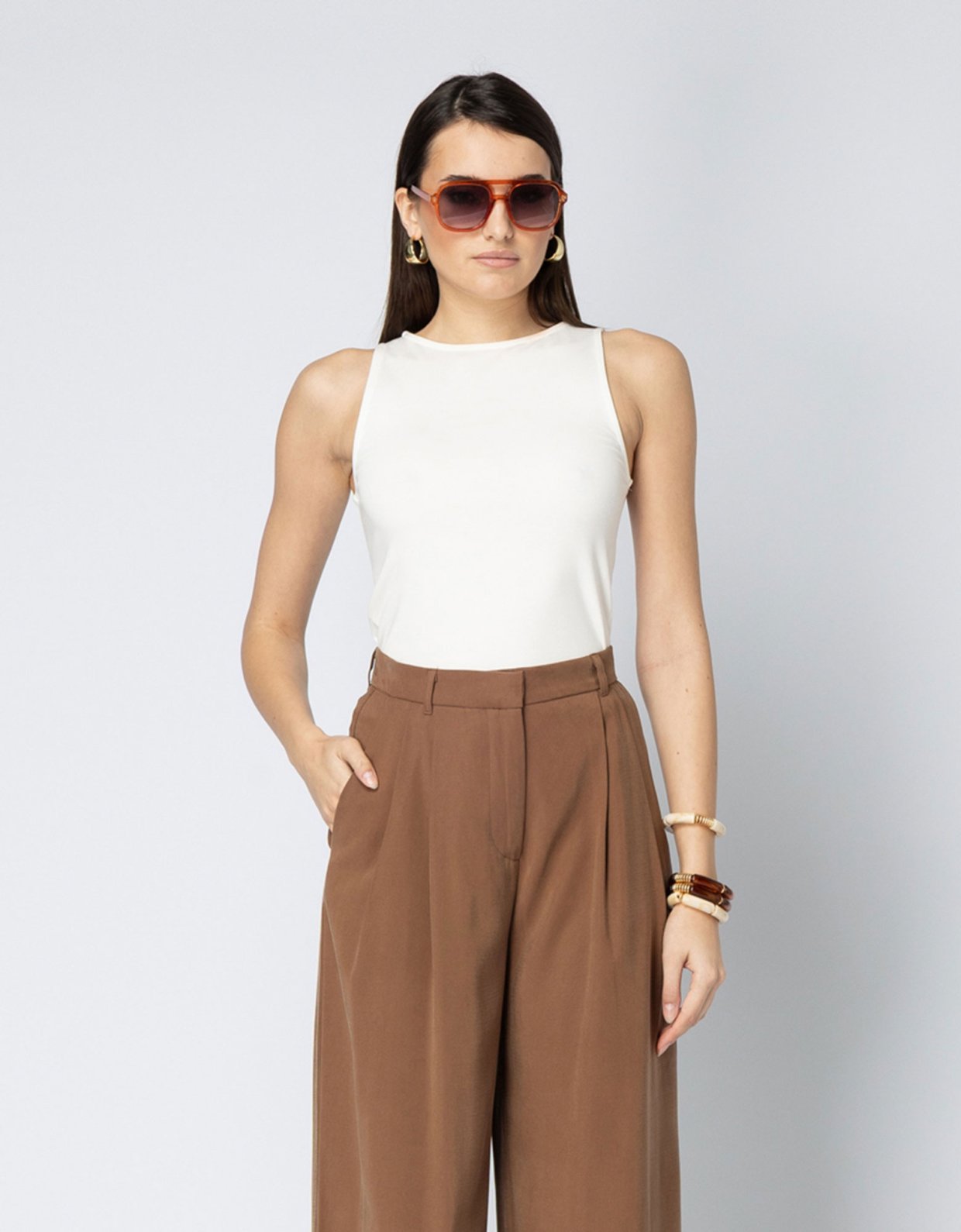 Foreveryoung Emile pants brown