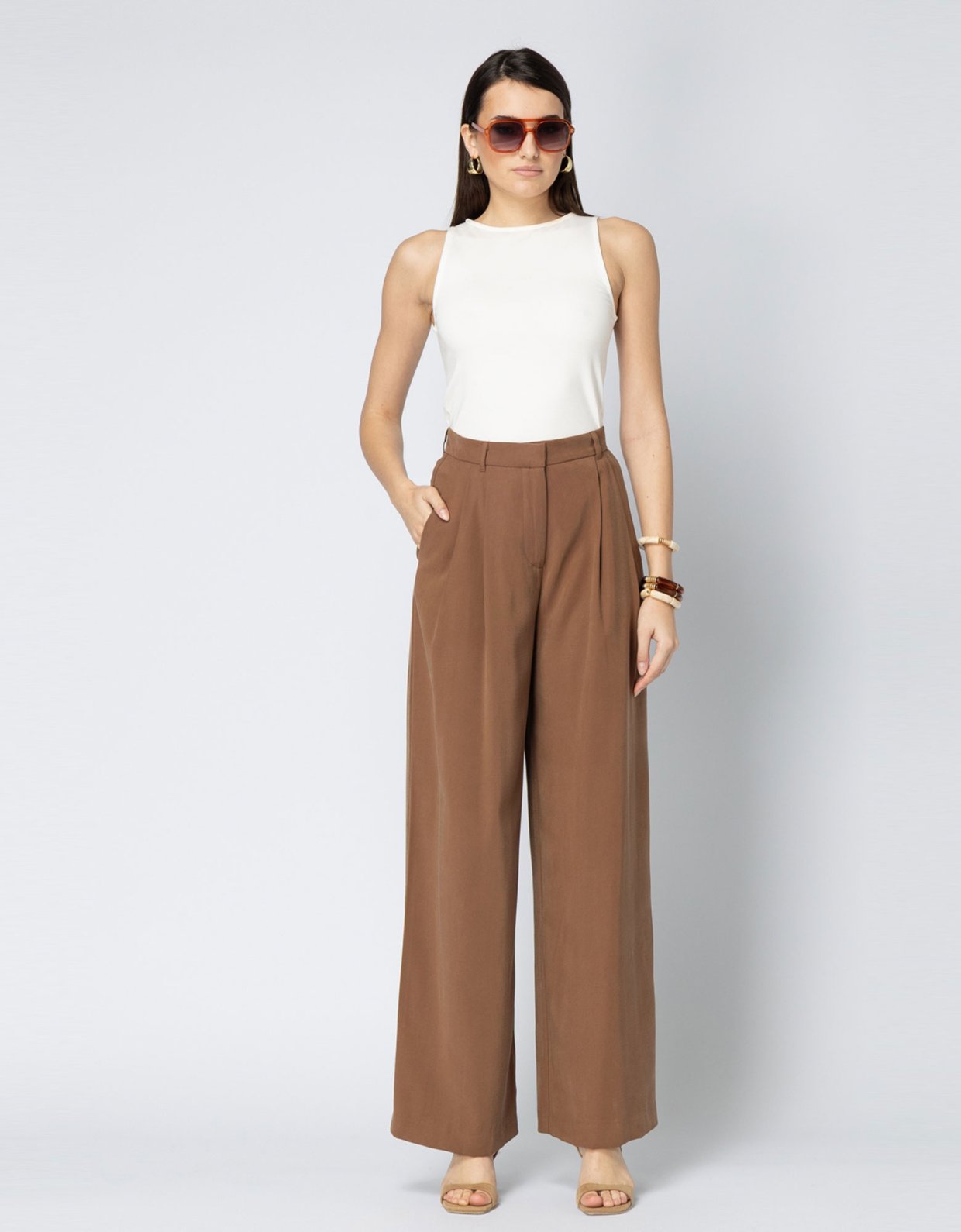 Foreveryoung Emile pants brown