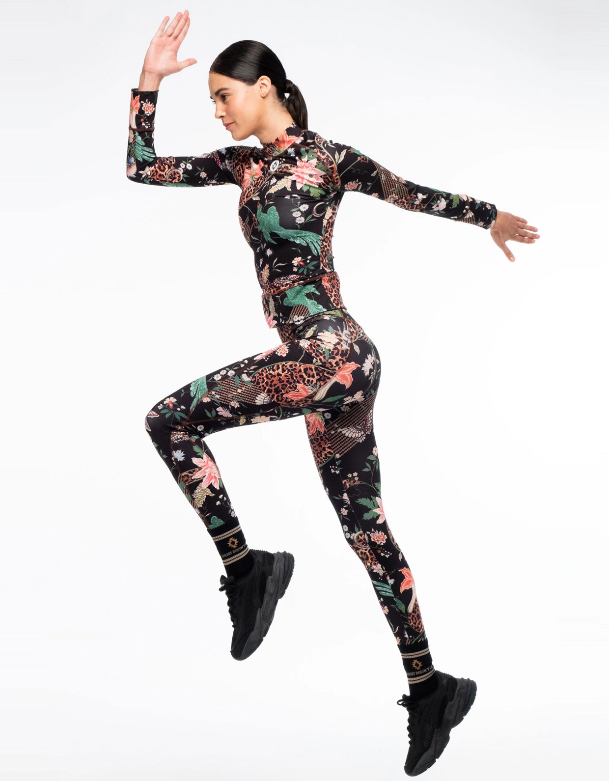 Peace and Chaos Energy black socks