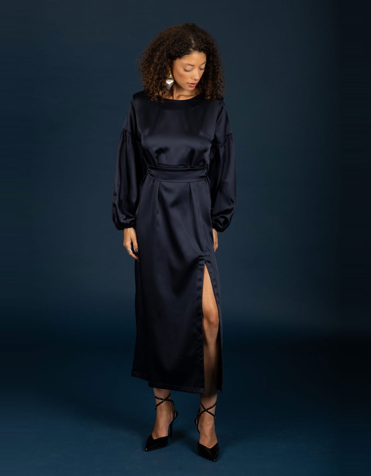 Chaton Ericka dress blue