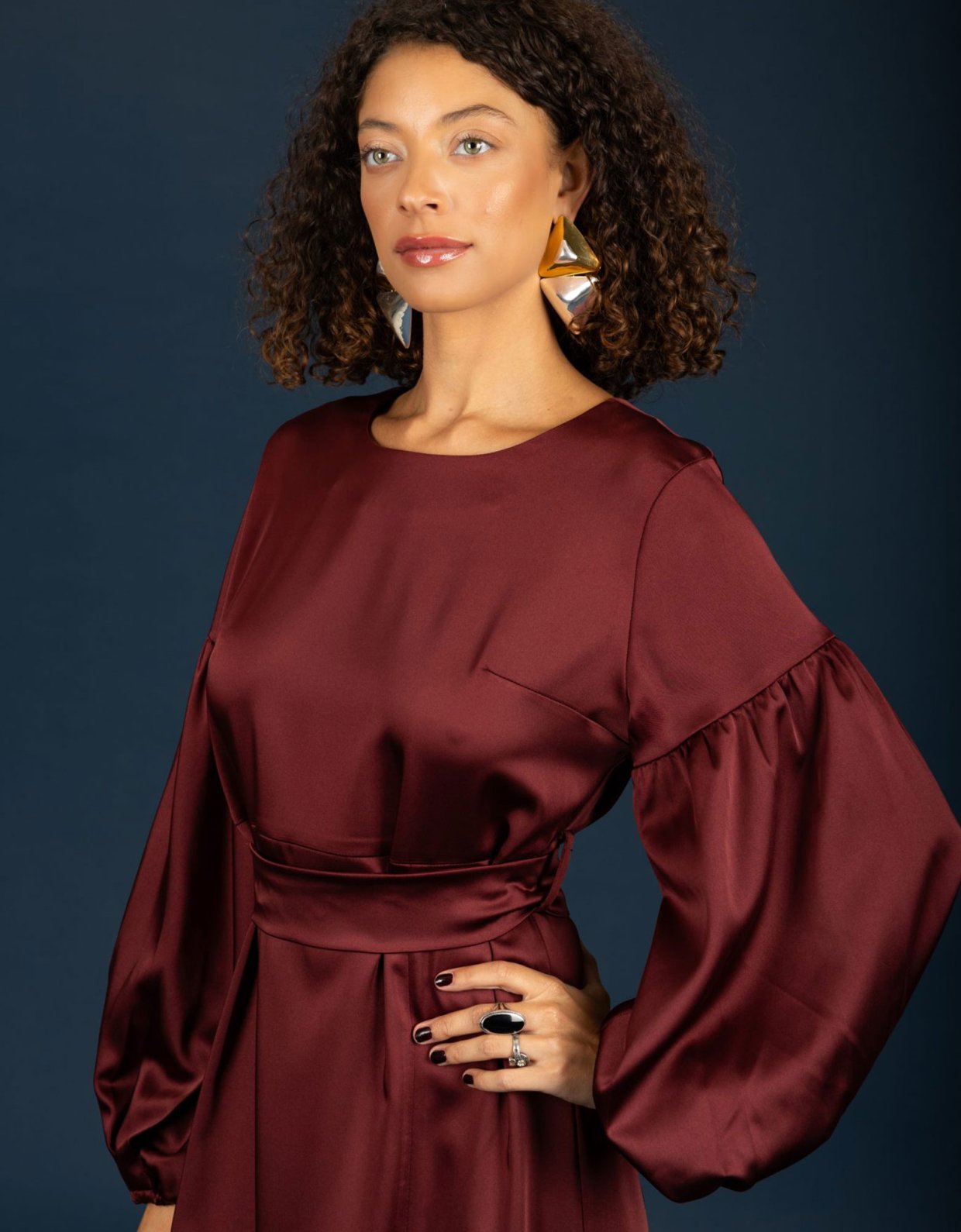 Chaton Ericka dress bordeaux