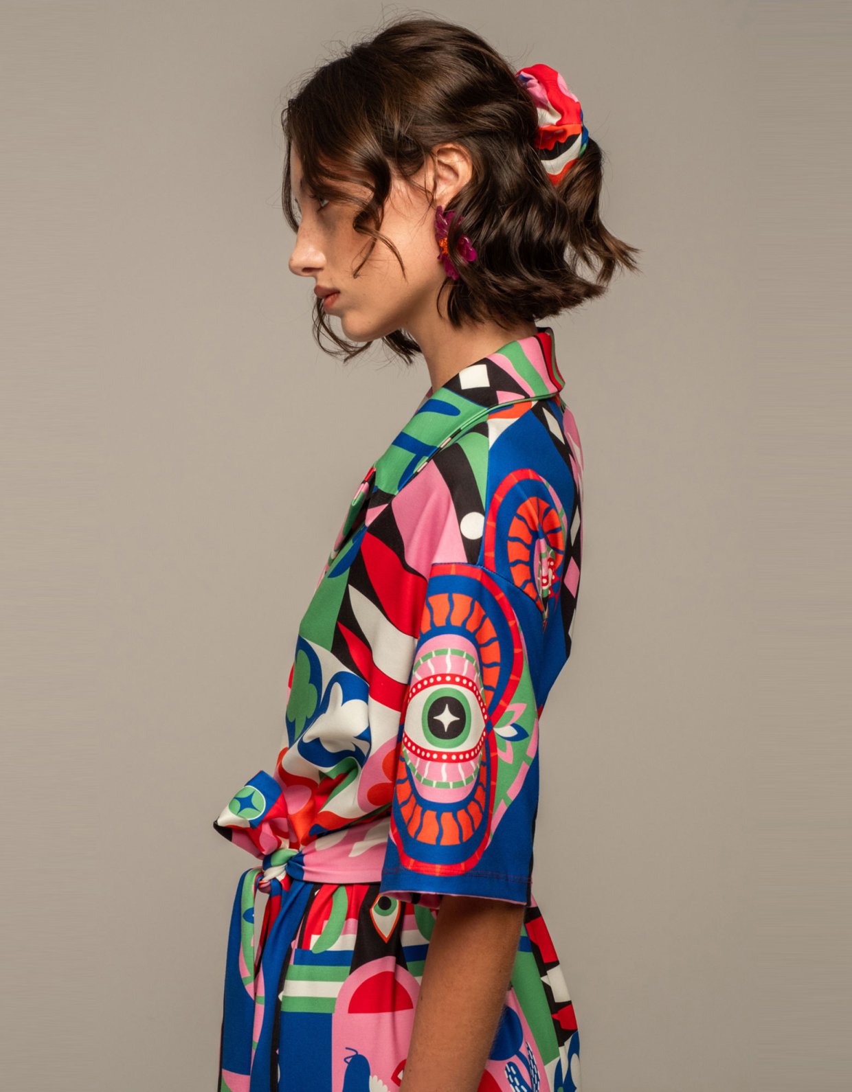 Peace and Chaos Euphoria shirt dress