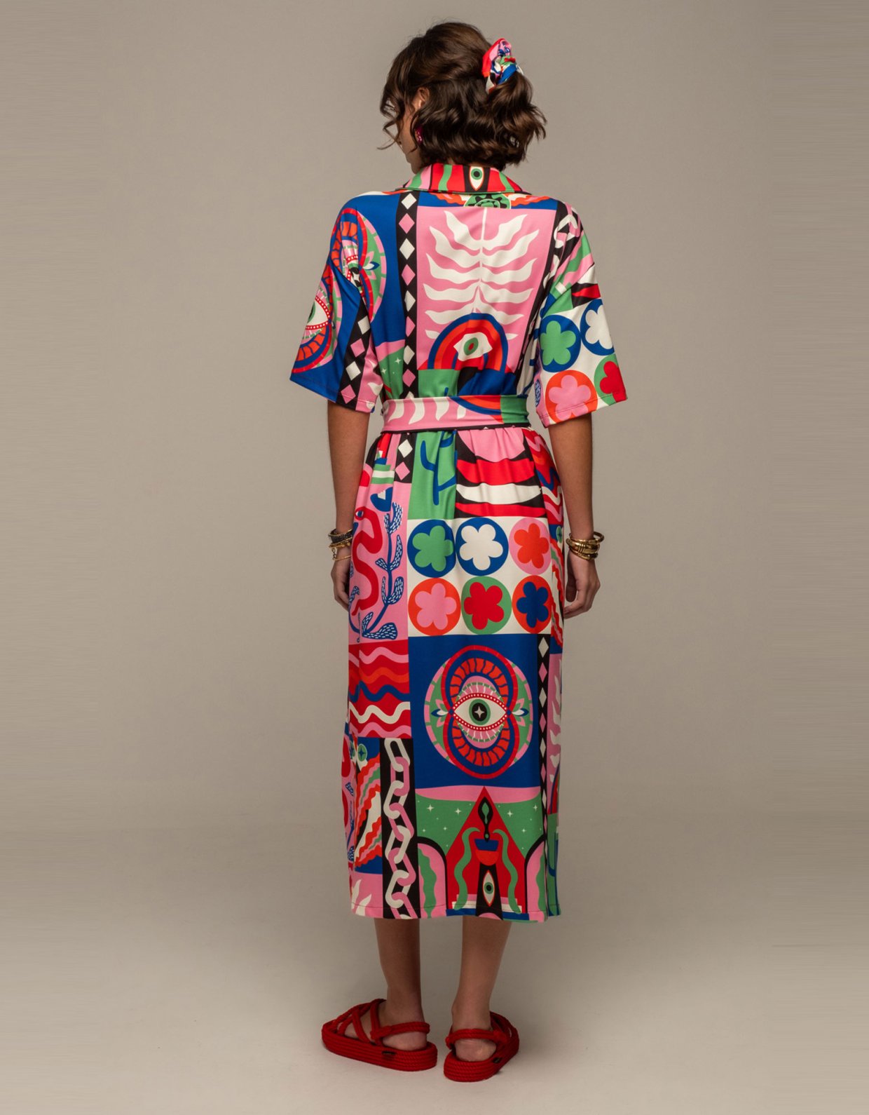 Peace and Chaos Euphoria shirt dress