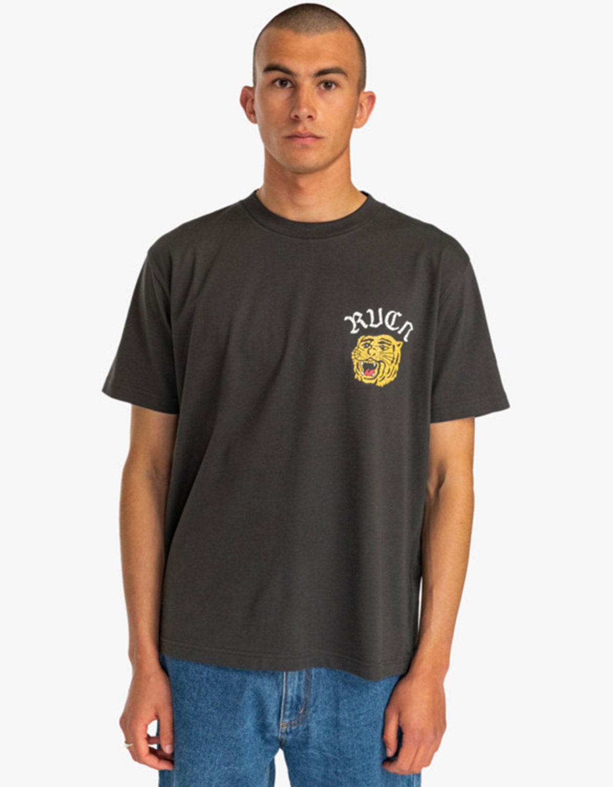 Rvca Wild cat tee black