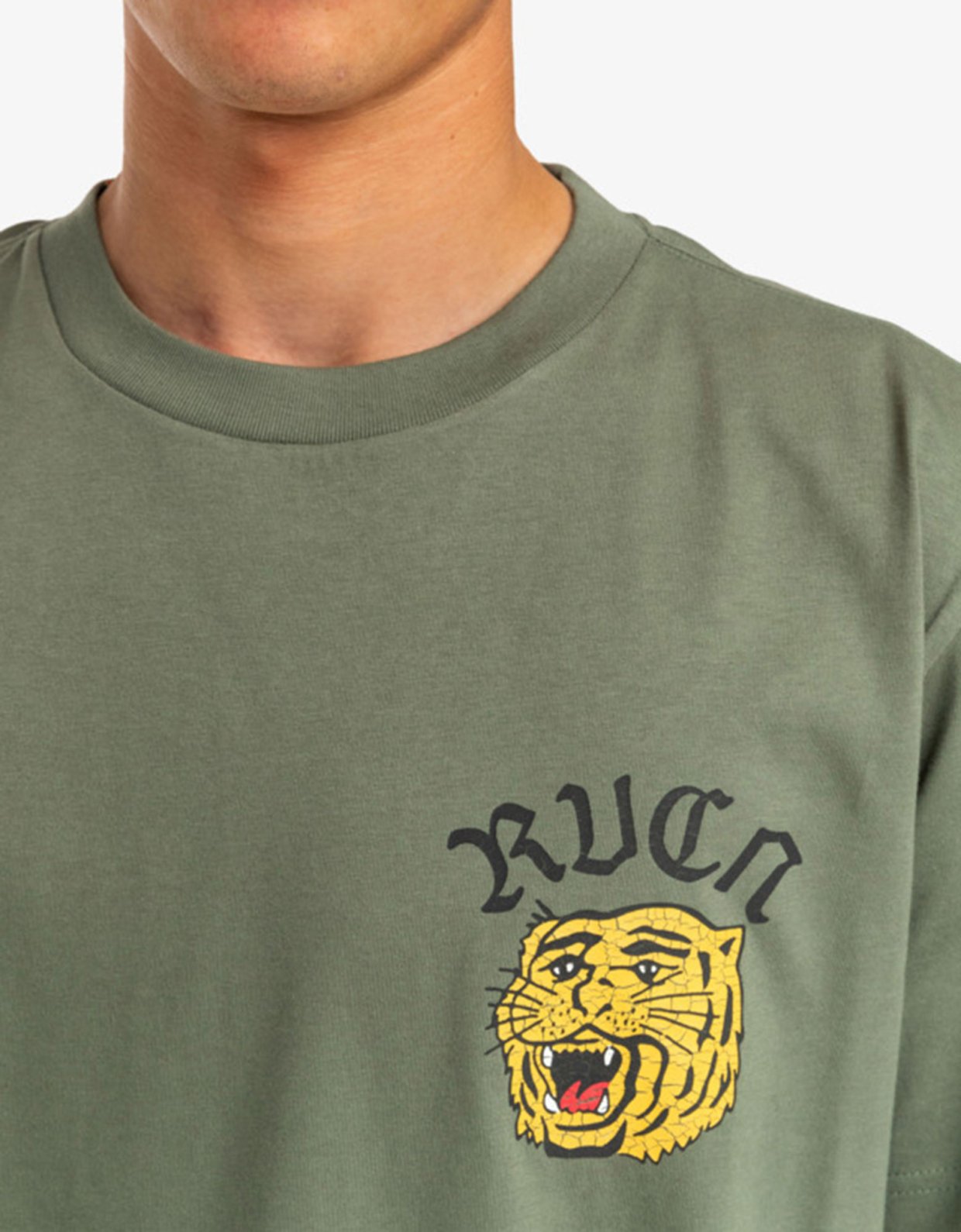 Rvca Wild cat tee chaki