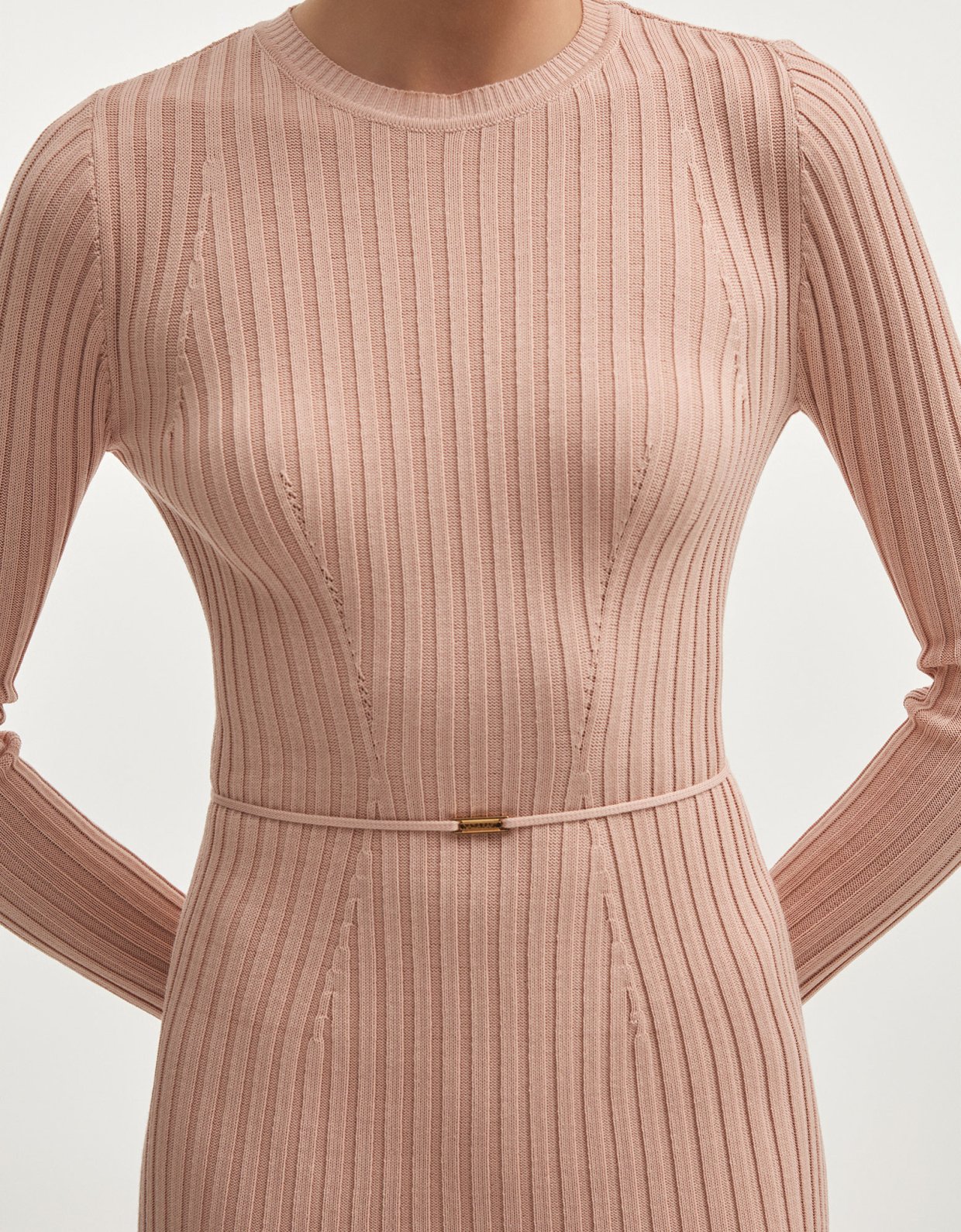 Nadia Rapti Femme knitted mini dress pink