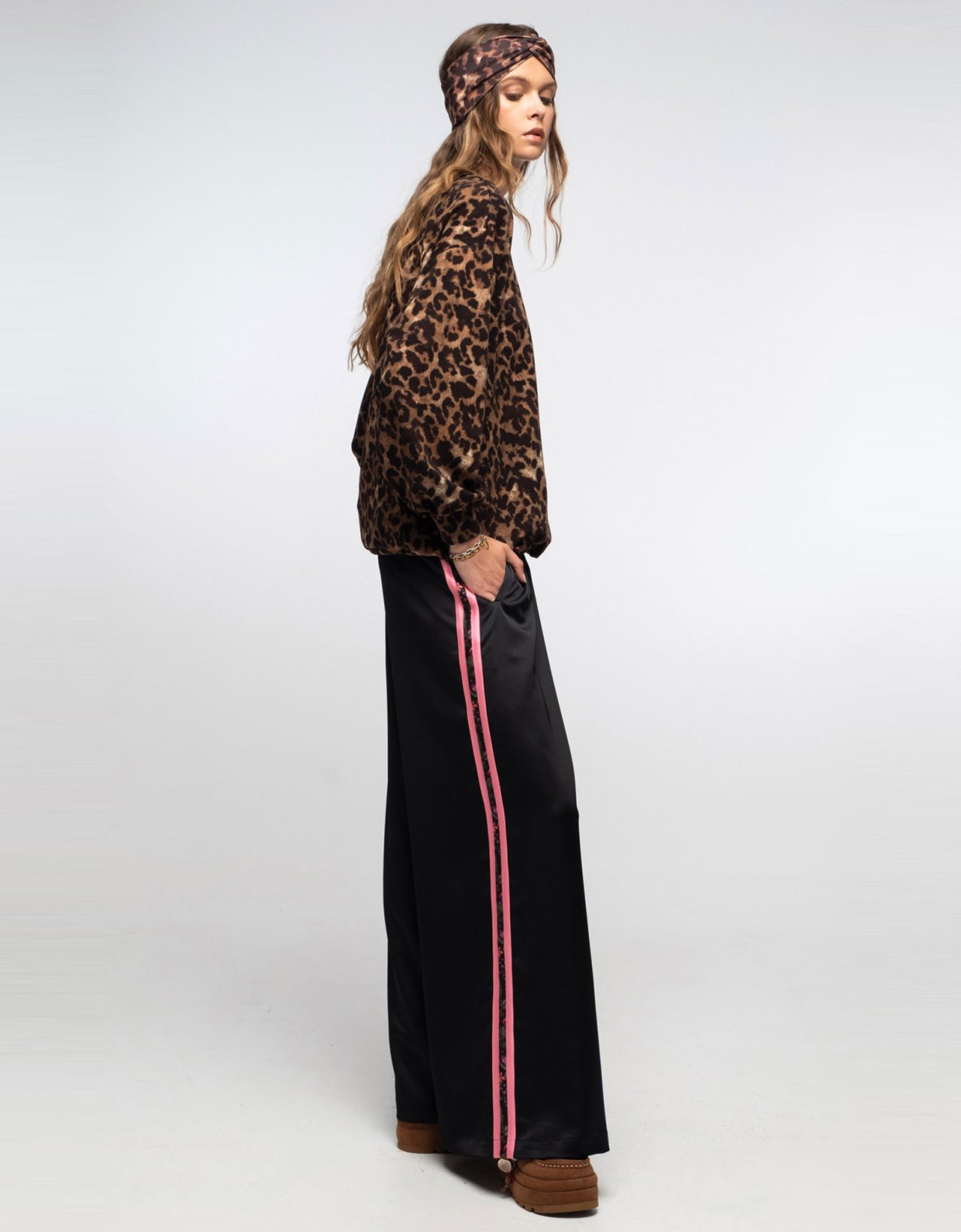 Peace and Chaos Fern pants black