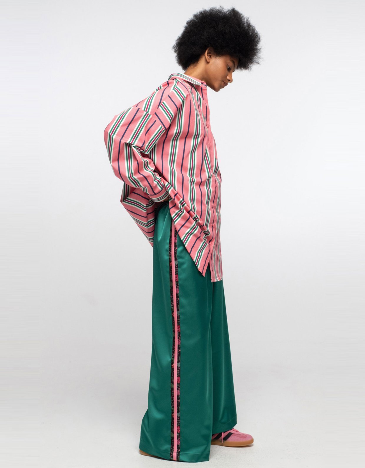 Peace and Chaos Fern pants green