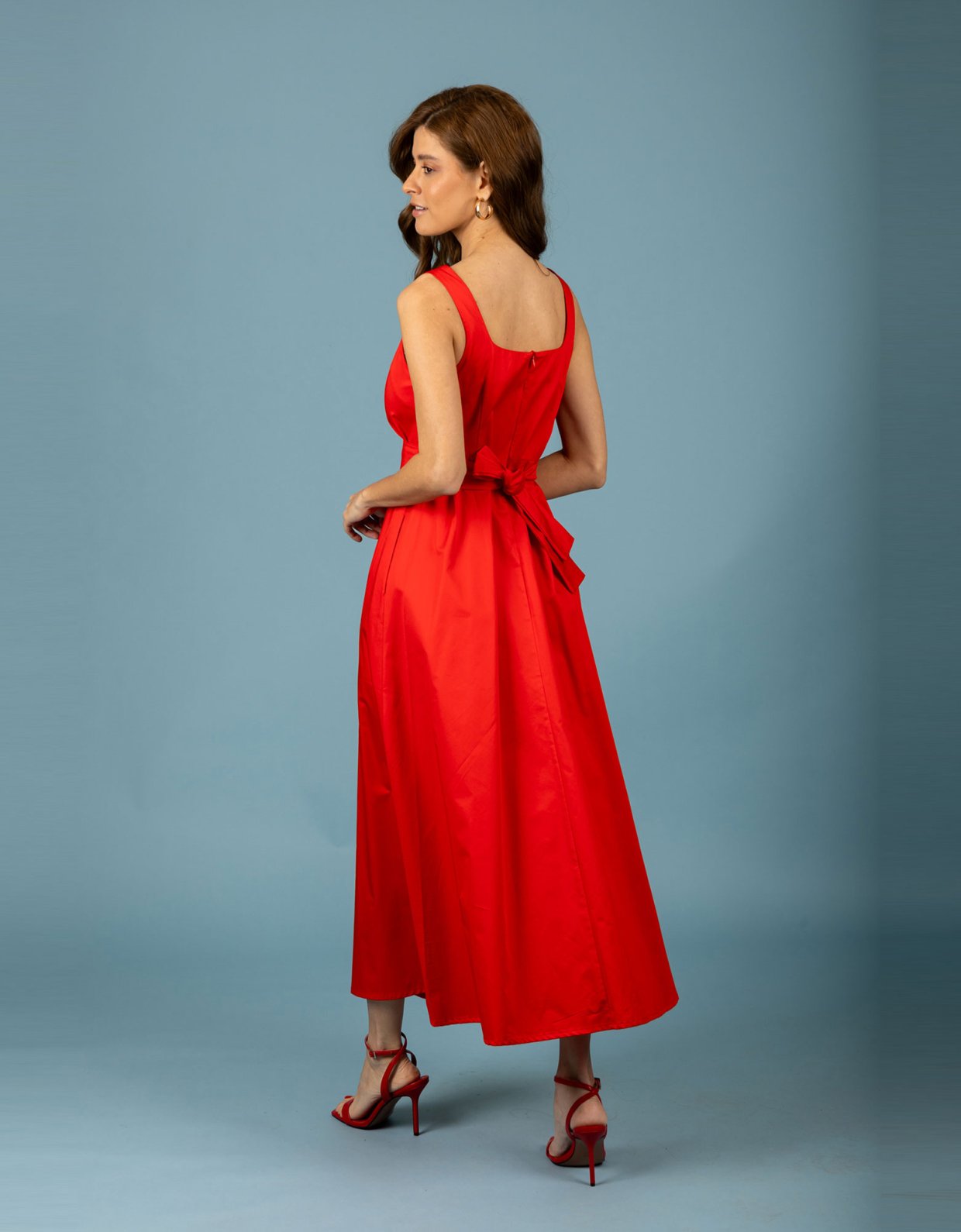 Chaton Fernando dress coral
