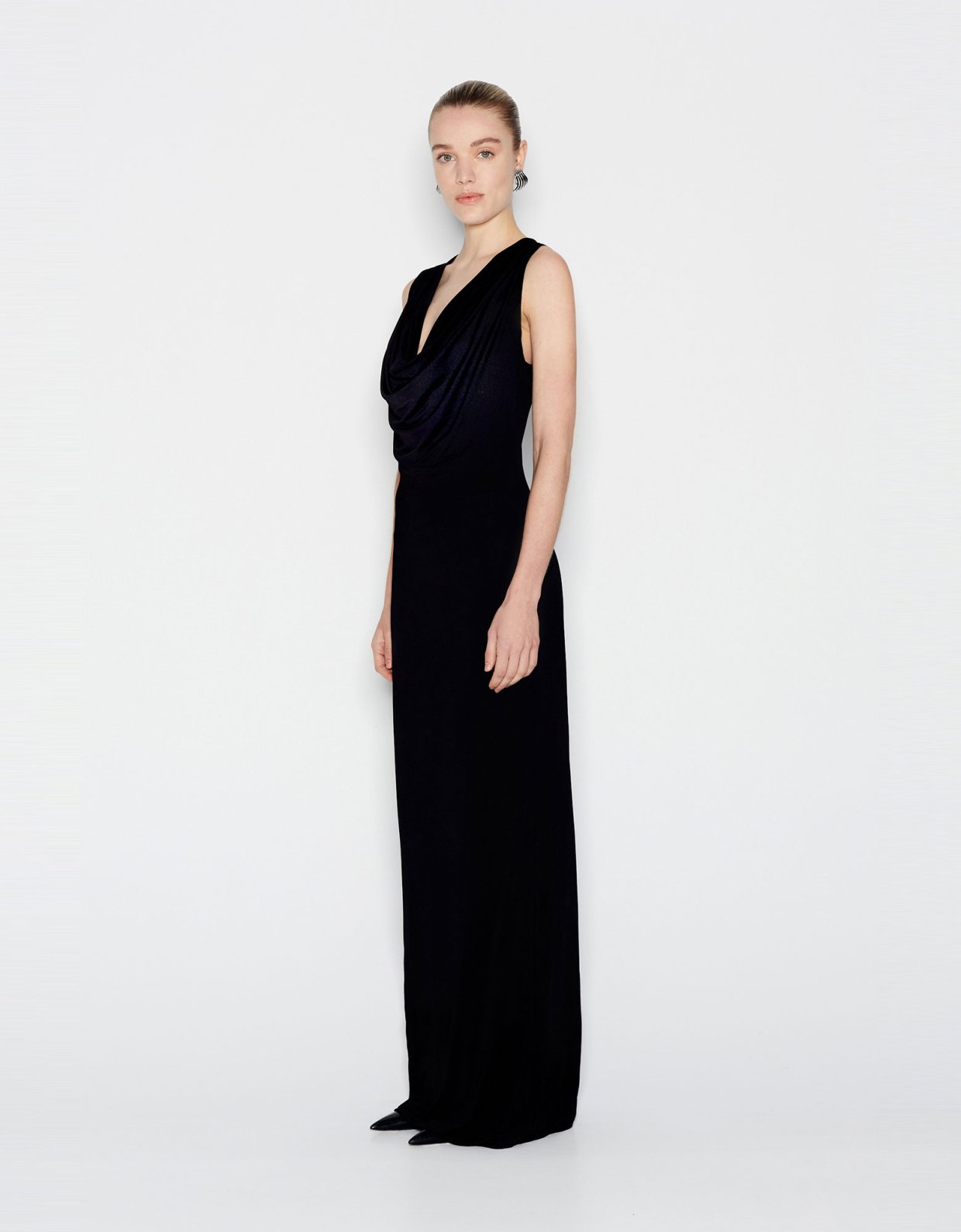 Nadia Rapti Film noir maxi dress