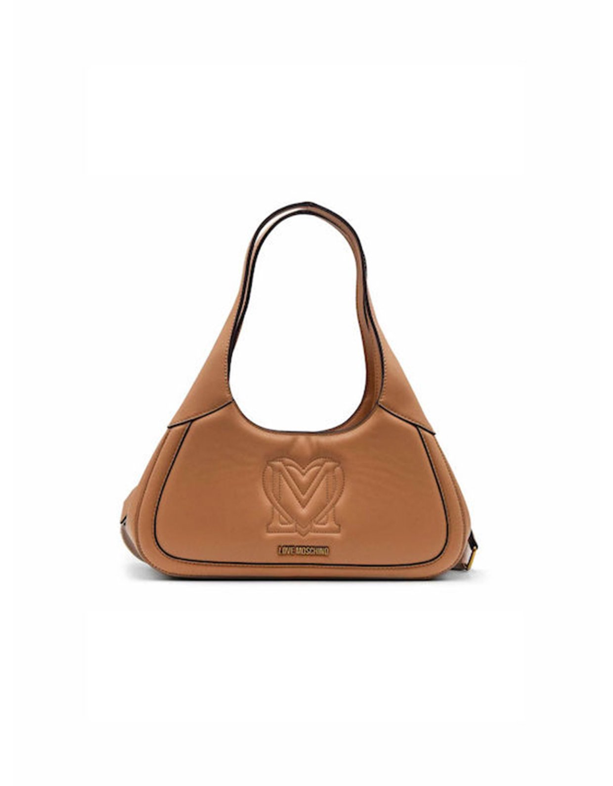 Love Moschino My heart hobo bag biscotto