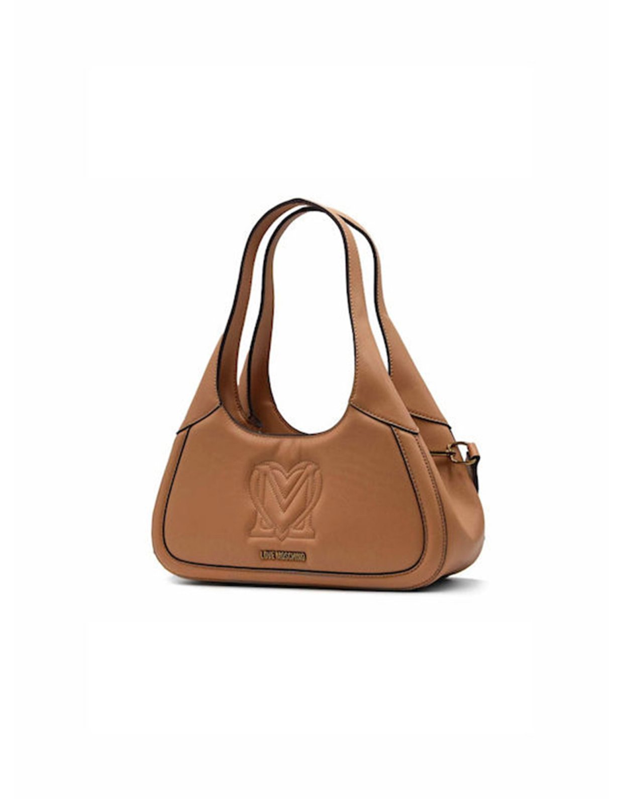 Love Moschino My heart hobo bag biscotto