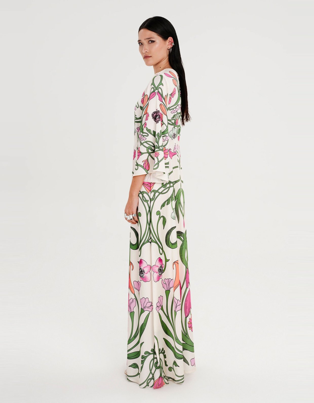 Peace and Chaos Fleur silky dress