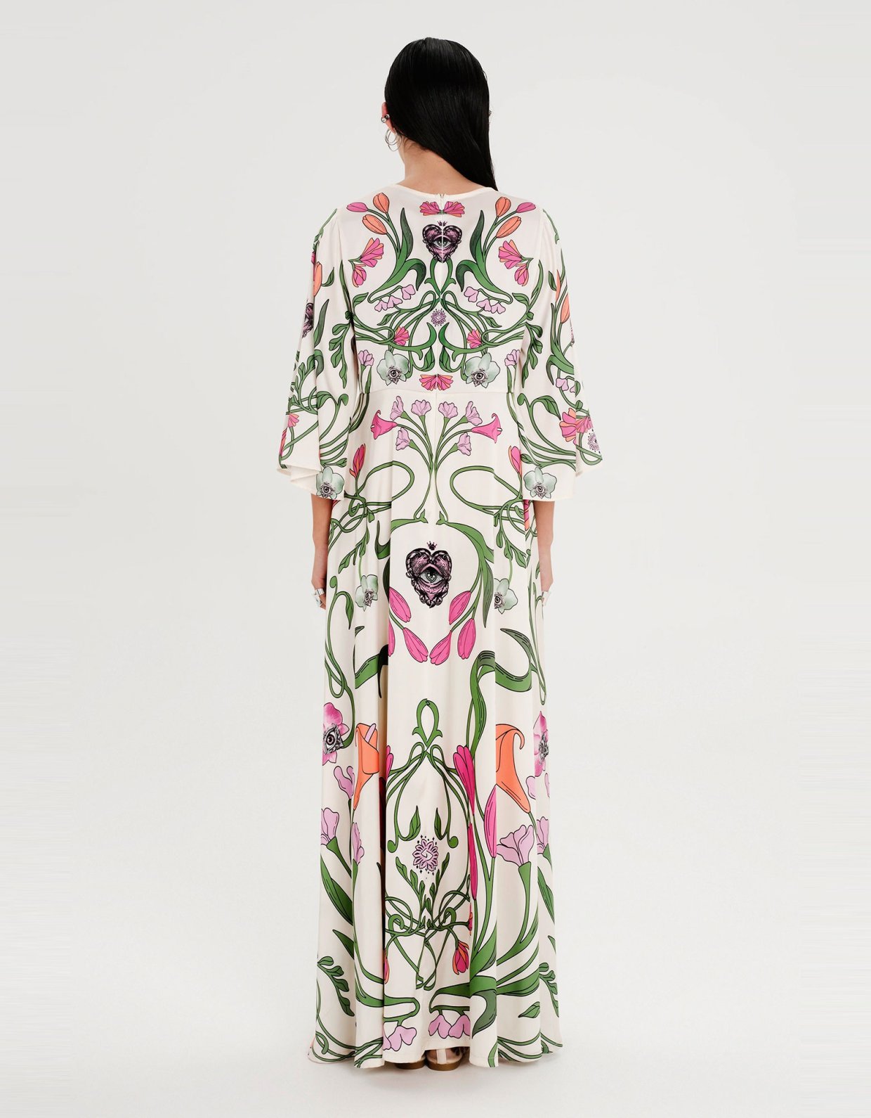 Peace and Chaos Fleur silky dress