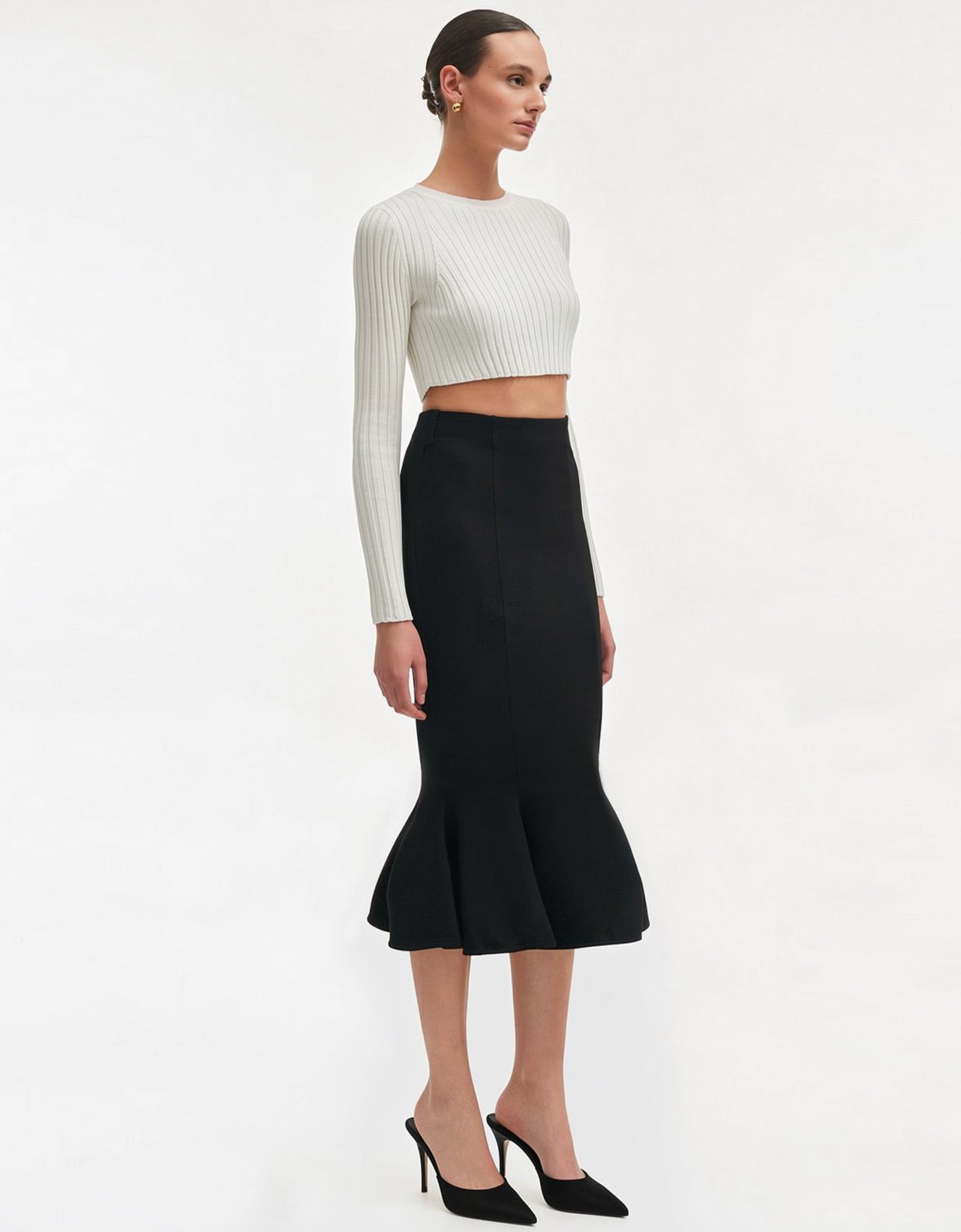 Nadia Rapti Fleur skirt black