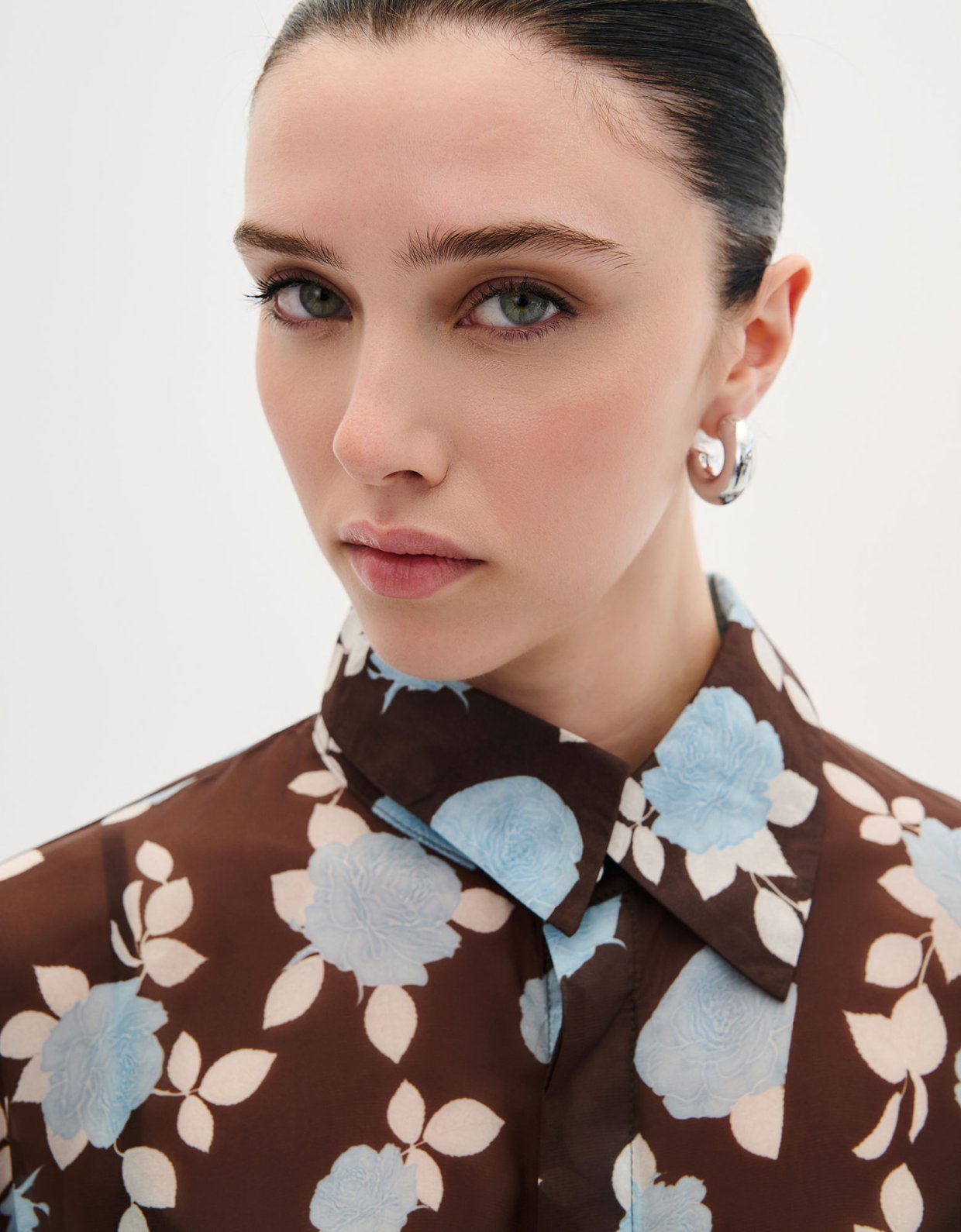 Combos Knitwear Floral printed shirt