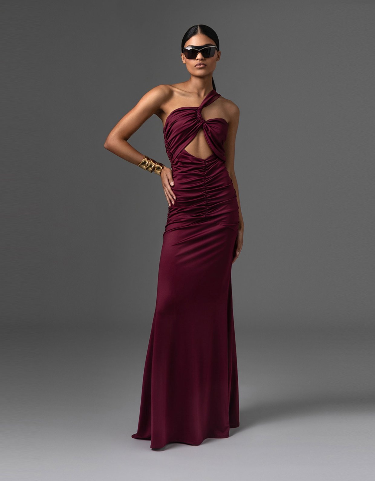 Foreveryoung Salma bordeaux dress