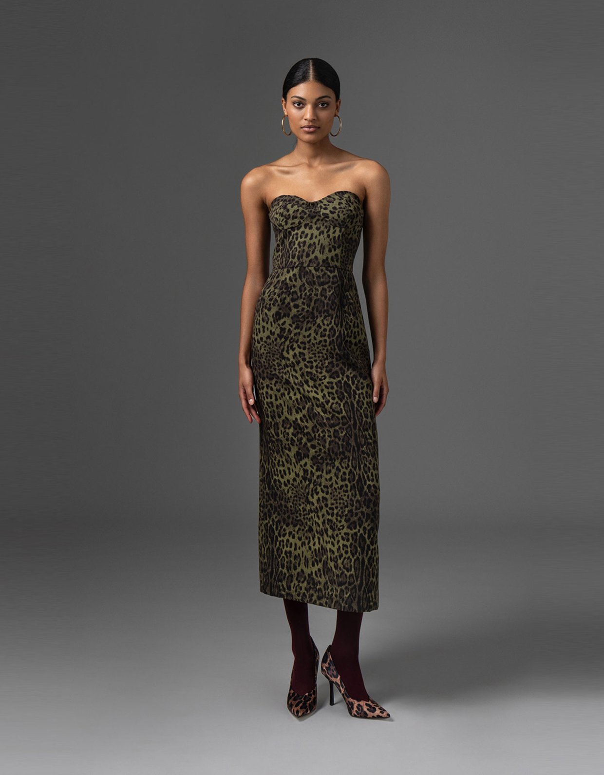 Foreveryoung Adele olive dress