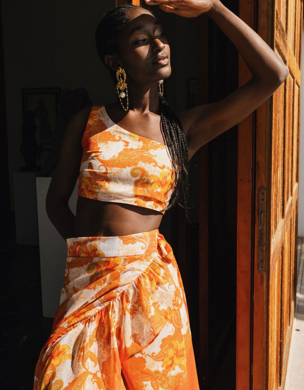 Abstracto Freya wrap skirt