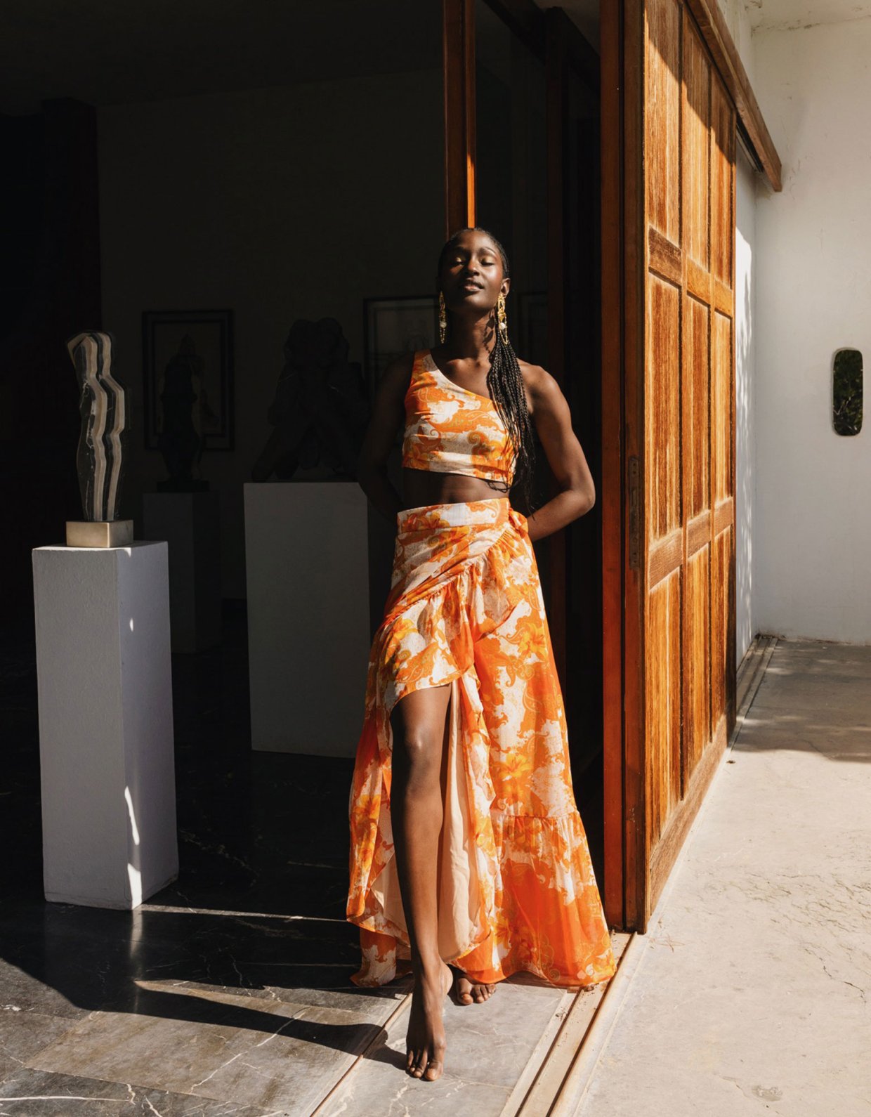 Abstracto Freya wrap skirt