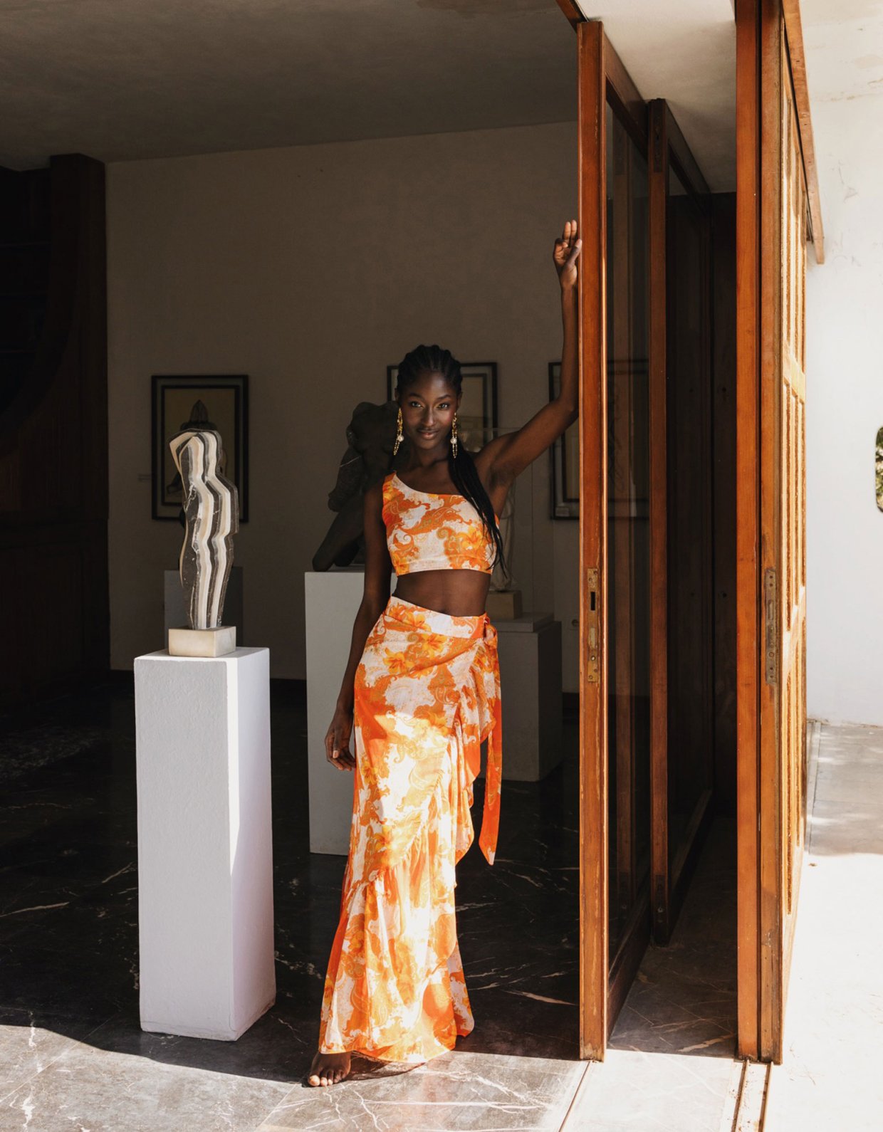 Abstracto Freya wrap skirt