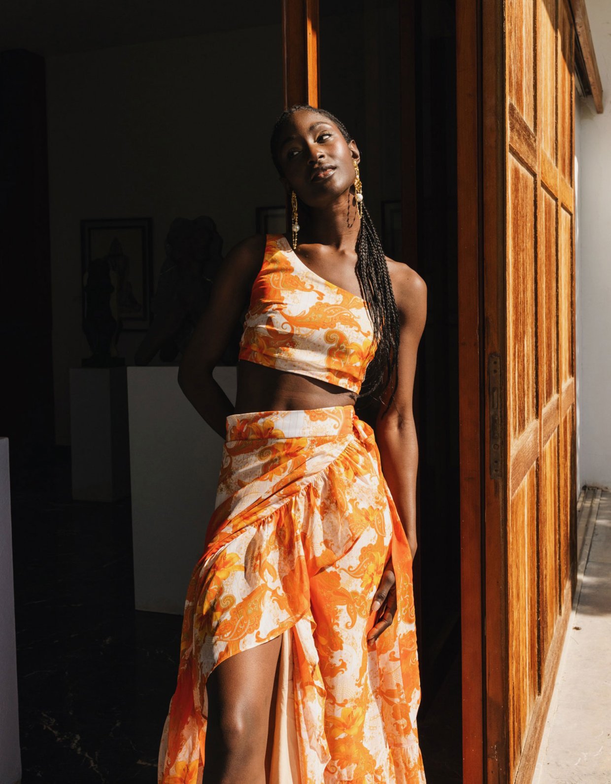 Abstracto Freya wrap skirt