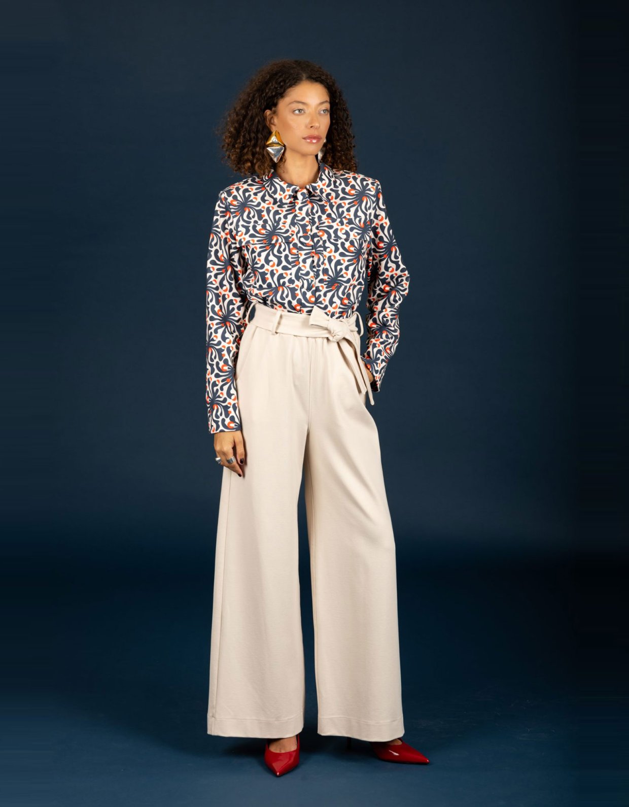 Chaton Fuller shirt blue