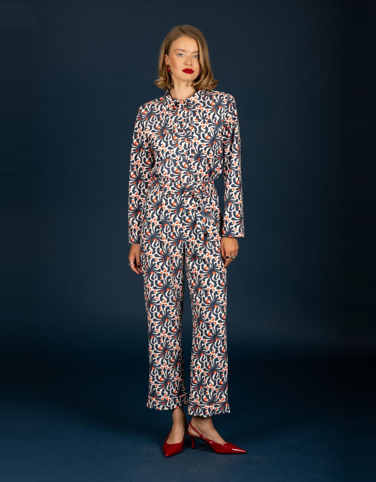 Chaton Fuller shirt blue