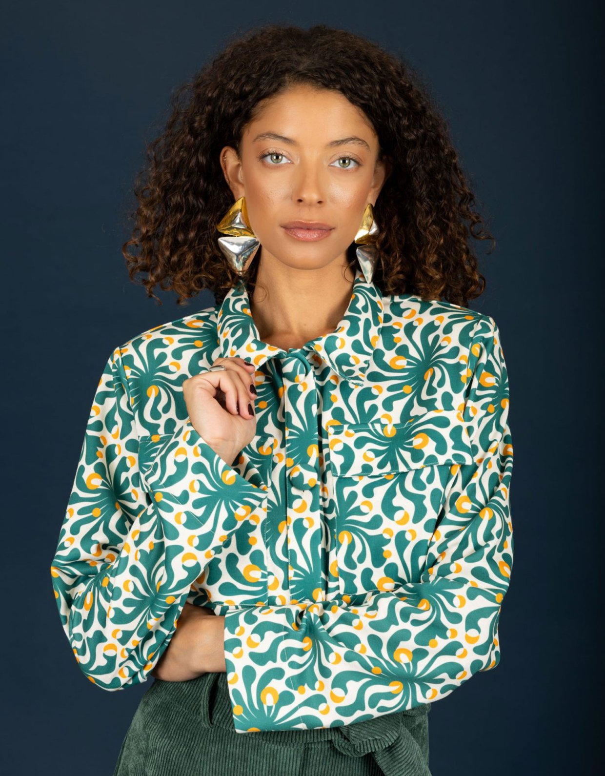 Chaton Fuller shirt green