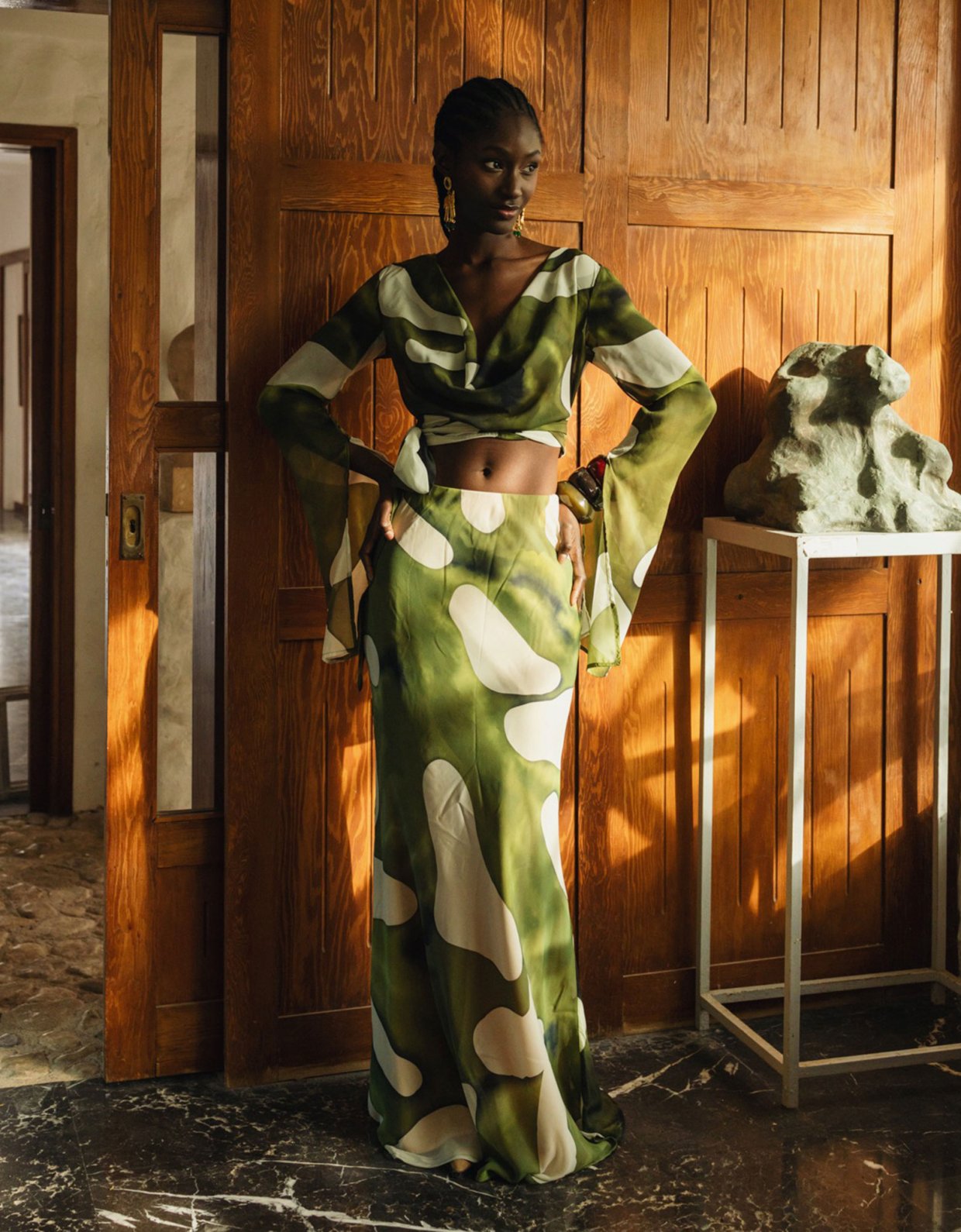 Abstracto Galatia maxi skirt