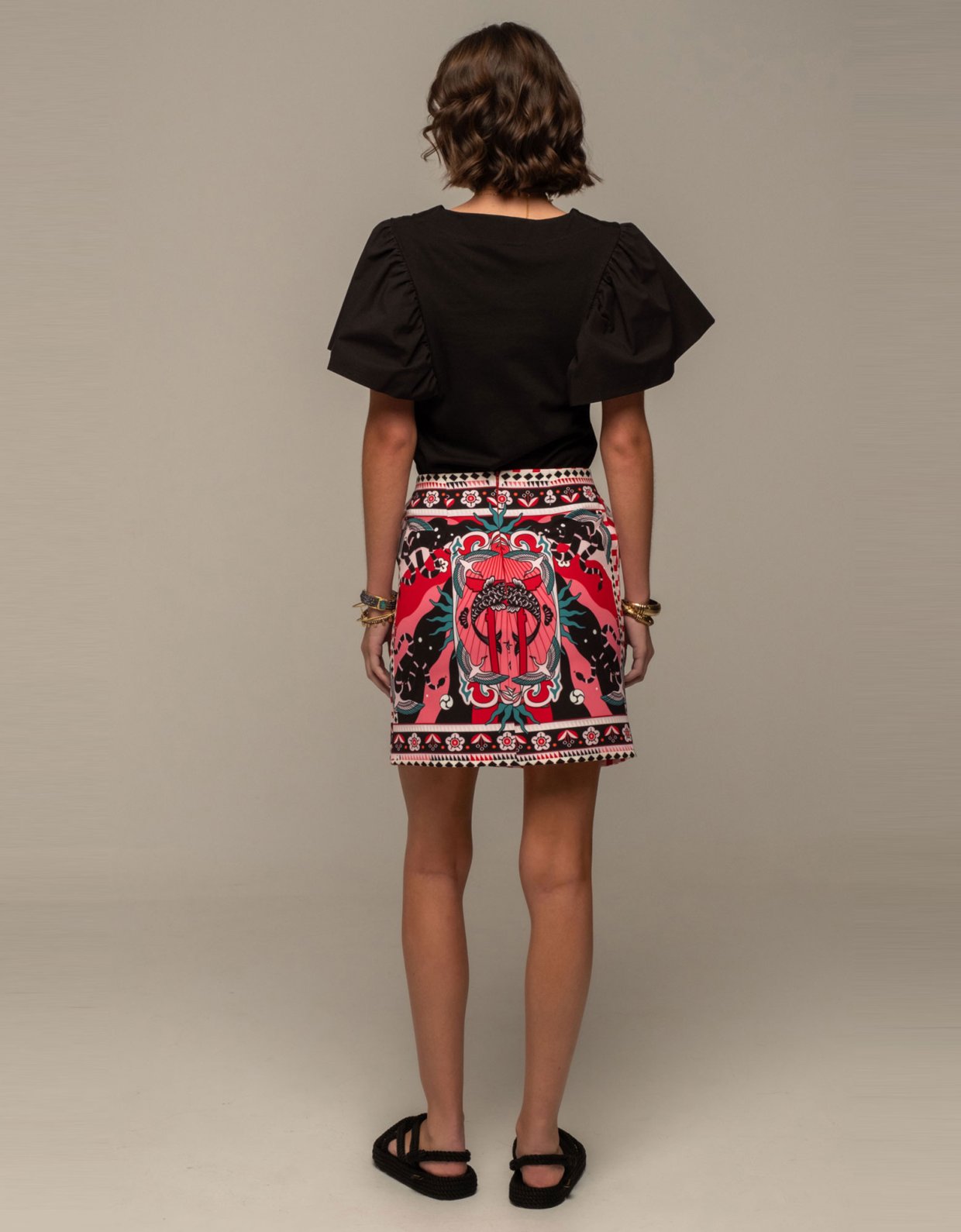 Peace and Chaos Genesis mini skirt