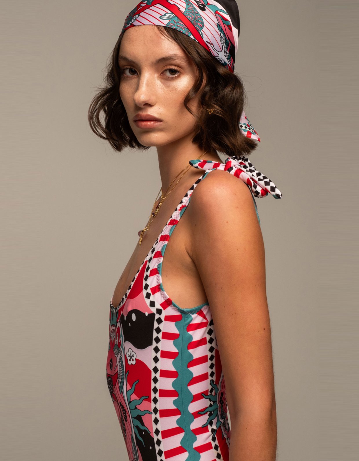 Peace and Chaos Genesis swimsuit