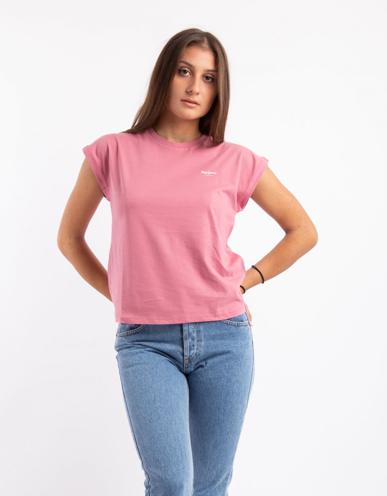 Pepe Jeans Bloom t-shirt washed berry