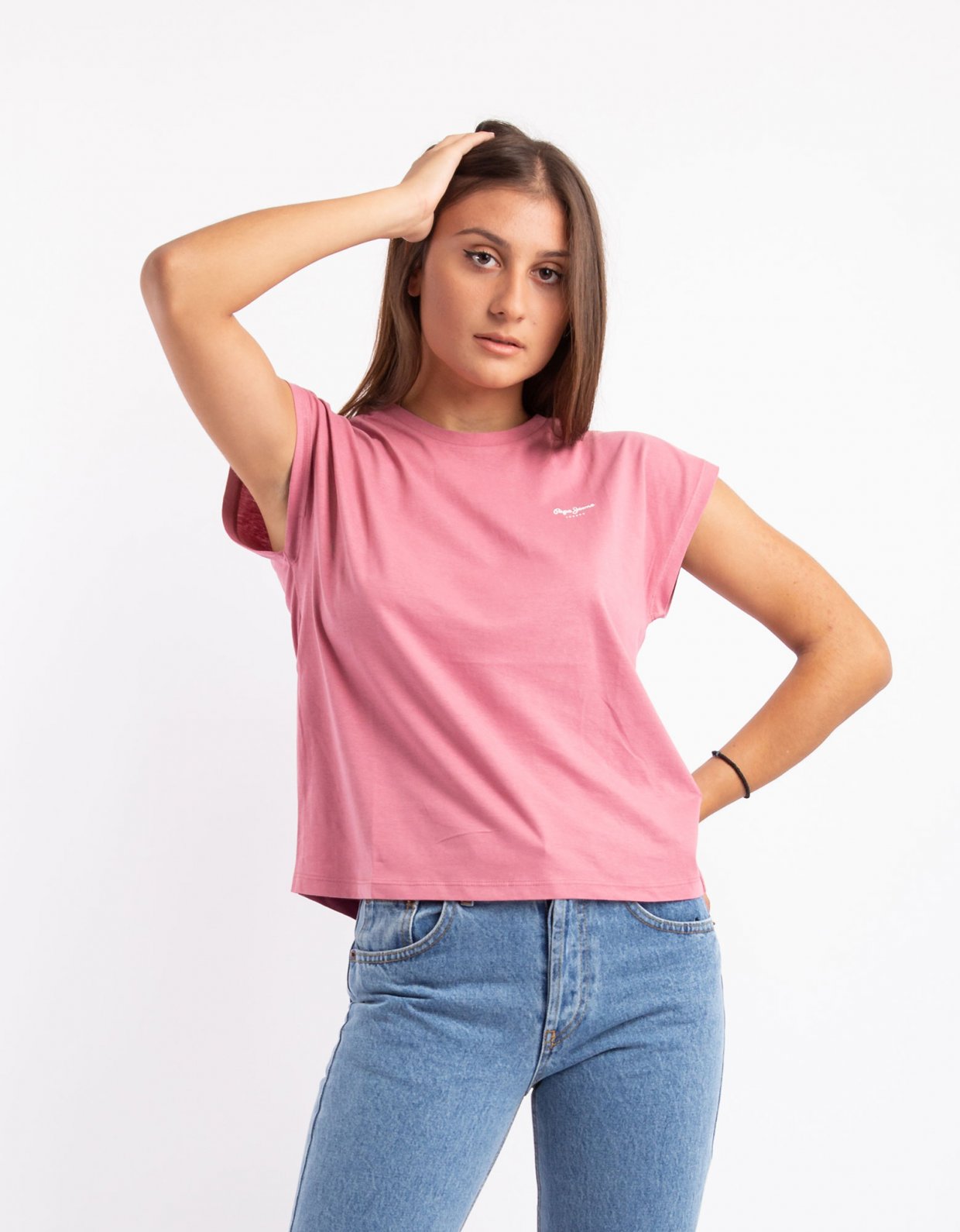 Pepe Jeans Bloom t-shirt washed berry