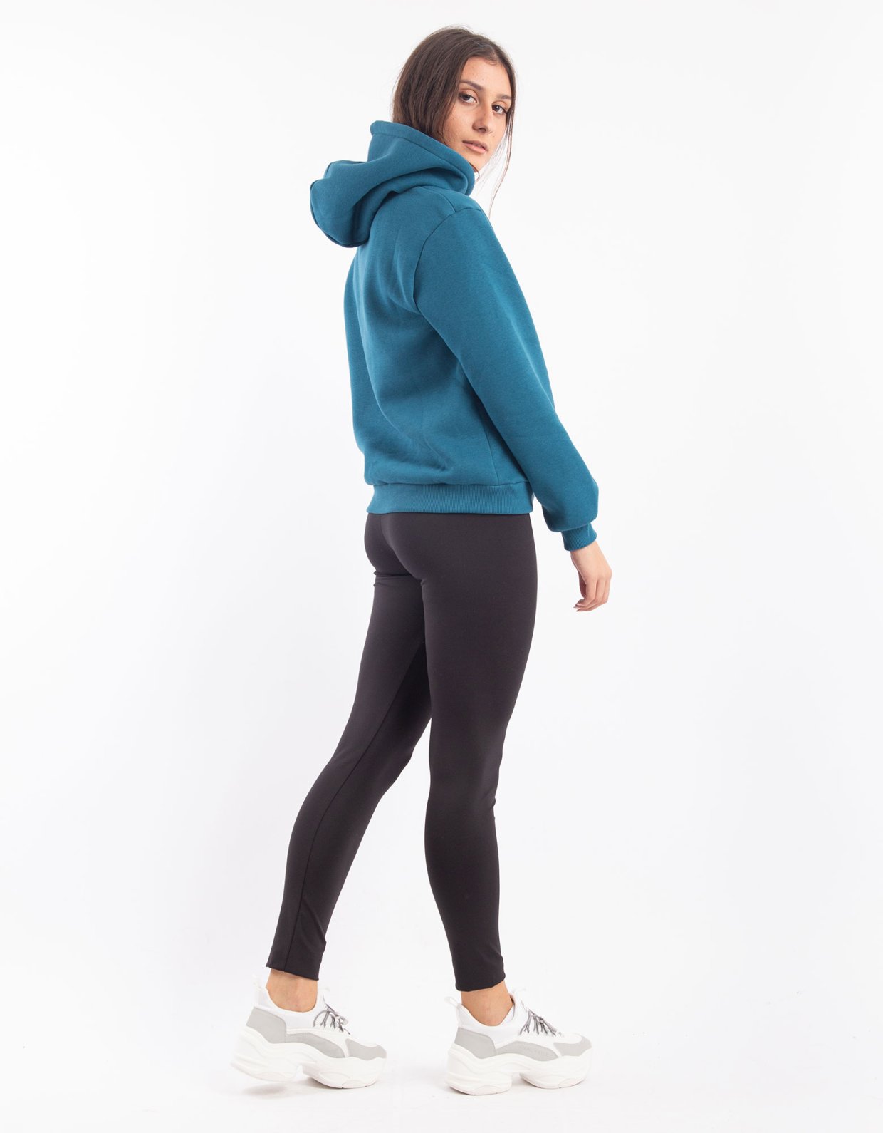 Kendall + Kylie Active hoody sweater classic blue