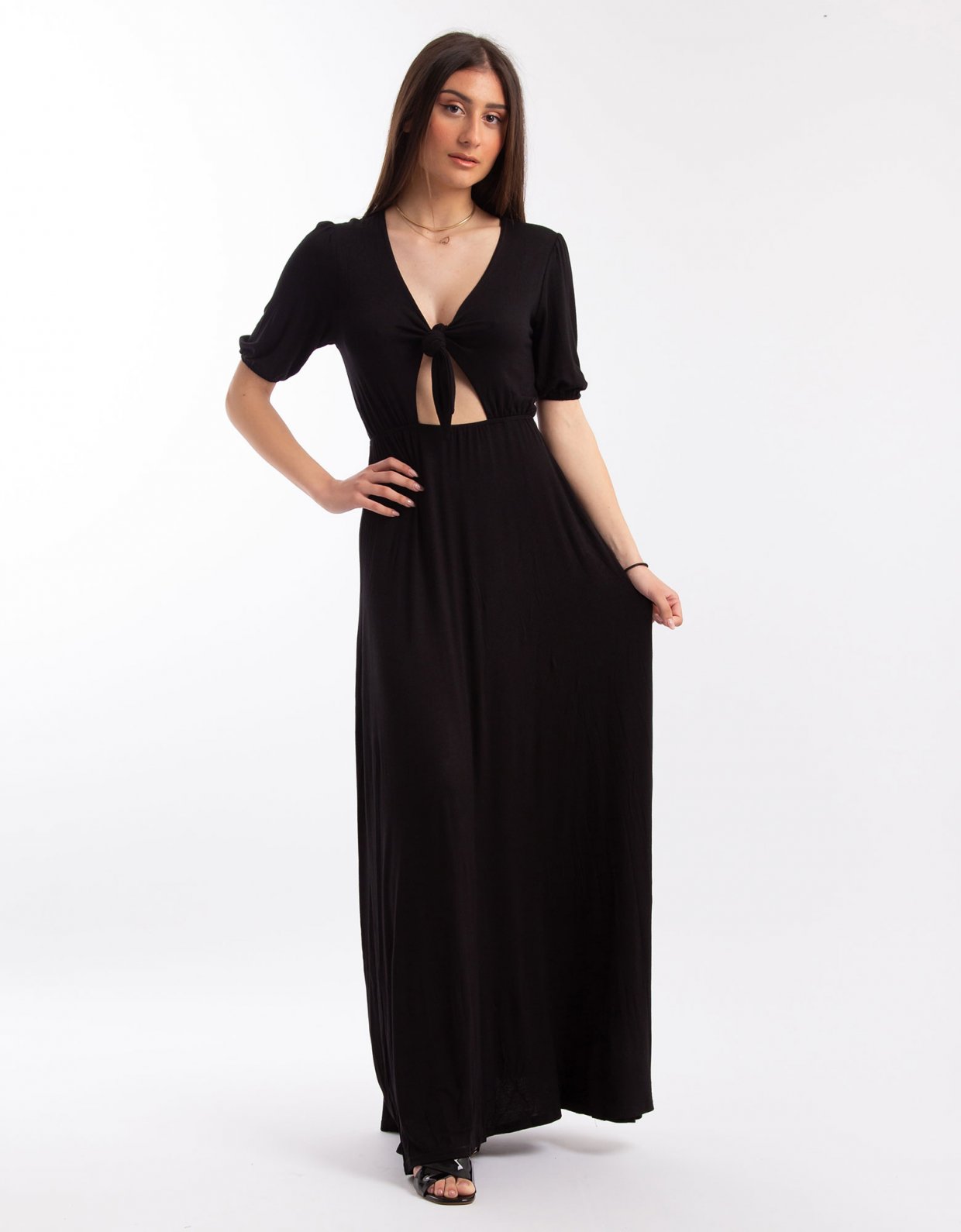 Kendall + Kylie Front tie maxi dress