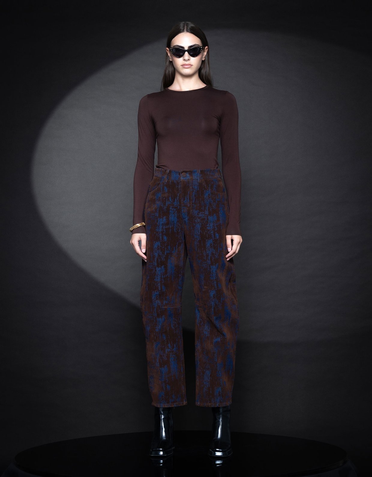 Foreveryoung Gigi barrel pants brown