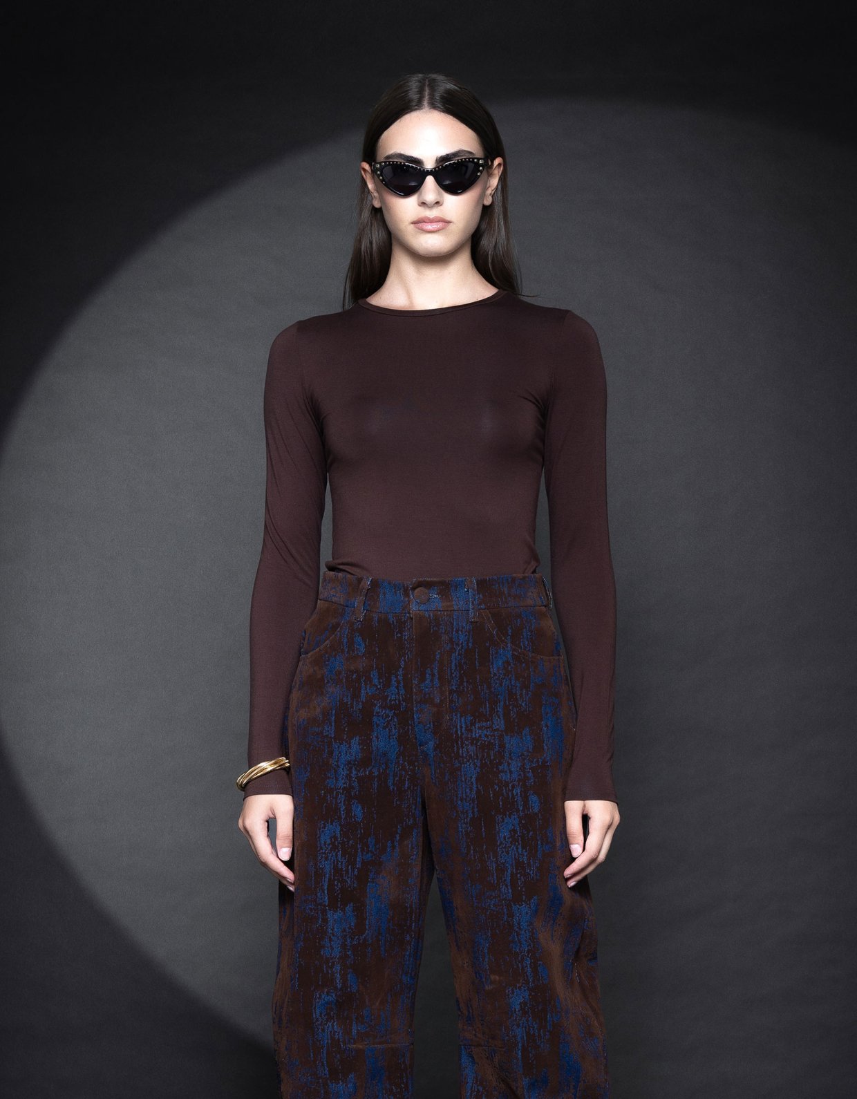 Foreveryoung Gigi barrel pants brown