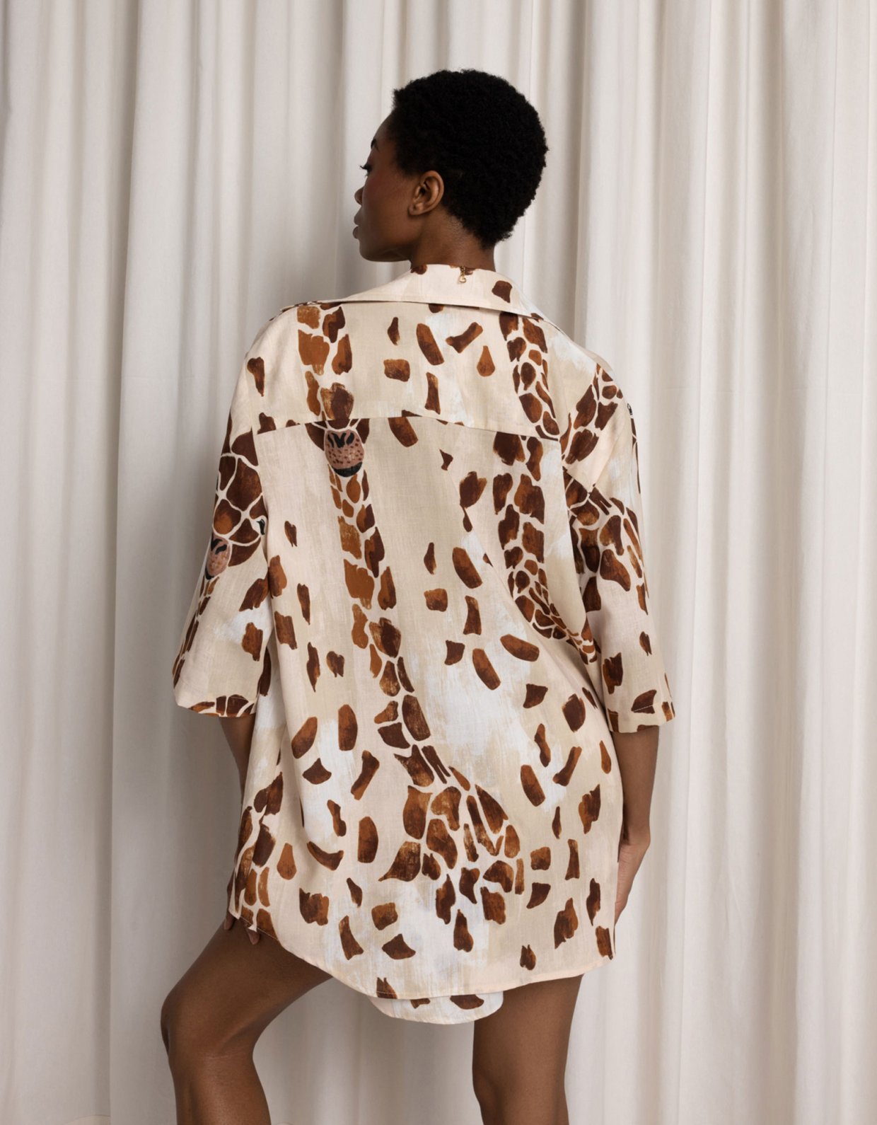 Abstracto Giraffe unisex shirt