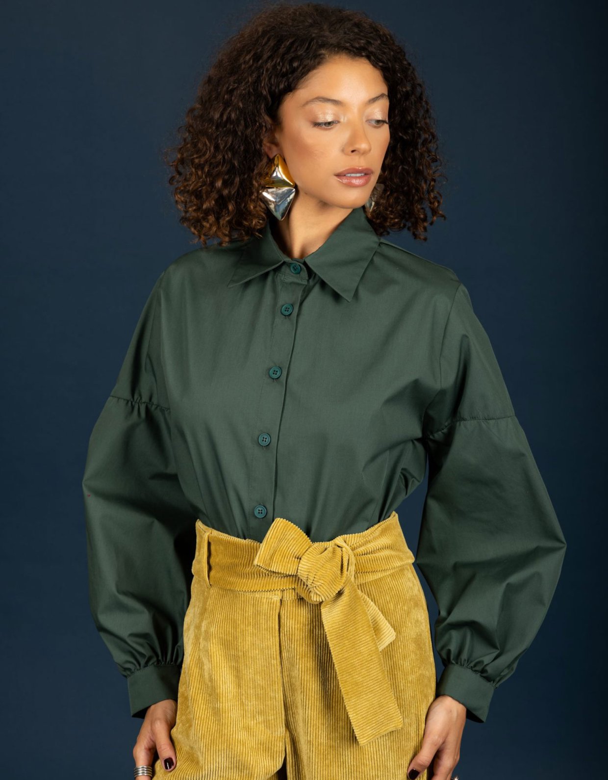 Chaton Gobber shirt green