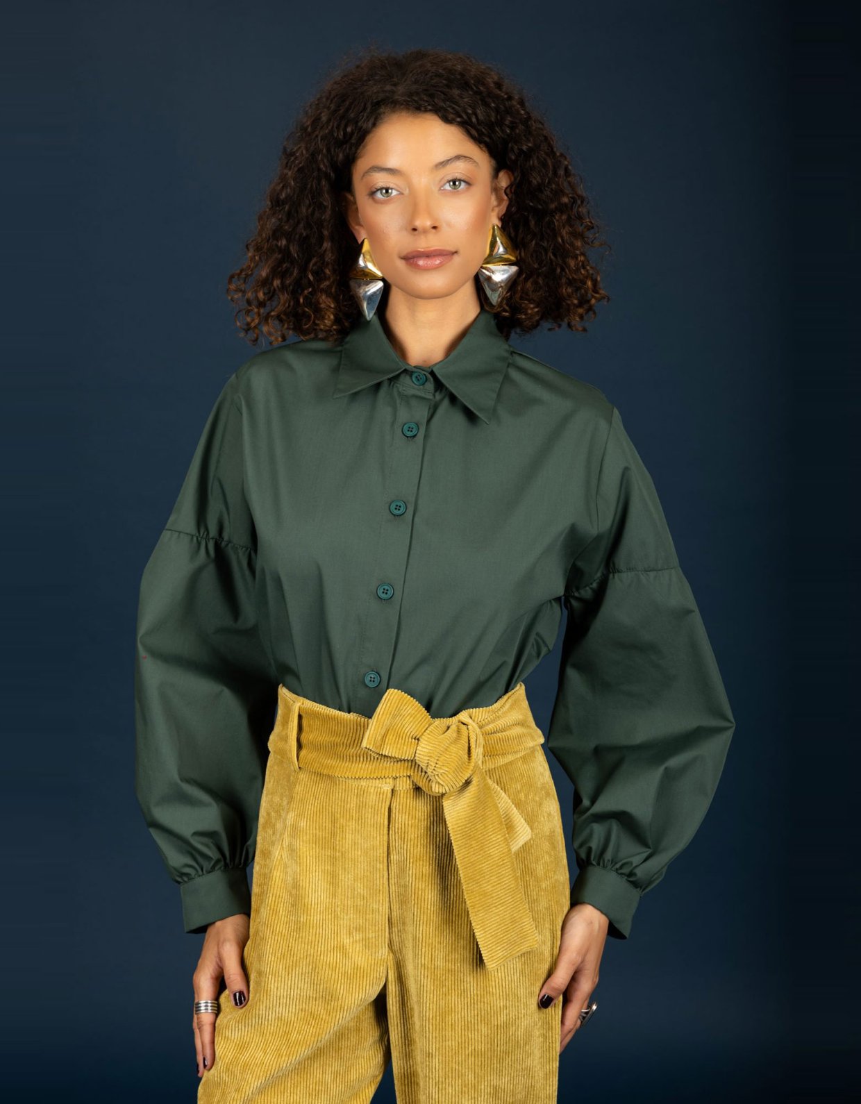 Chaton Gobber shirt green
