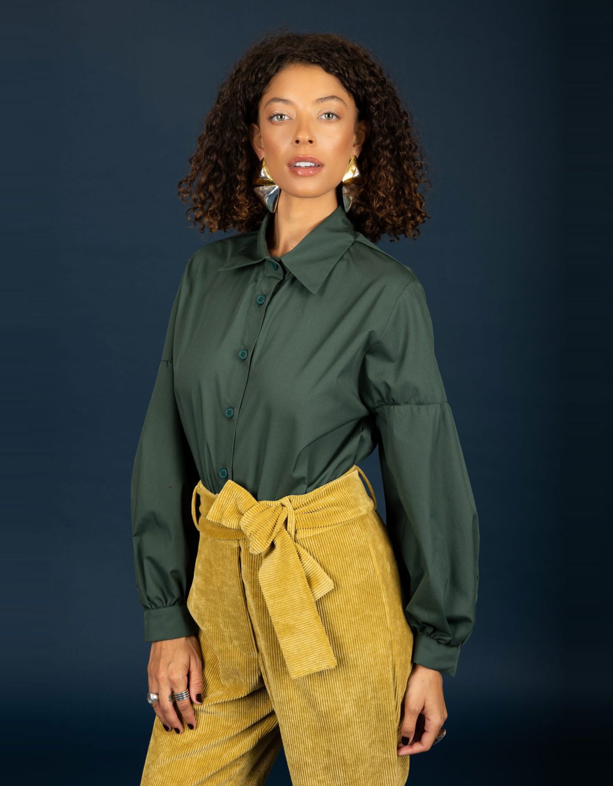 Chaton Gobber shirt green