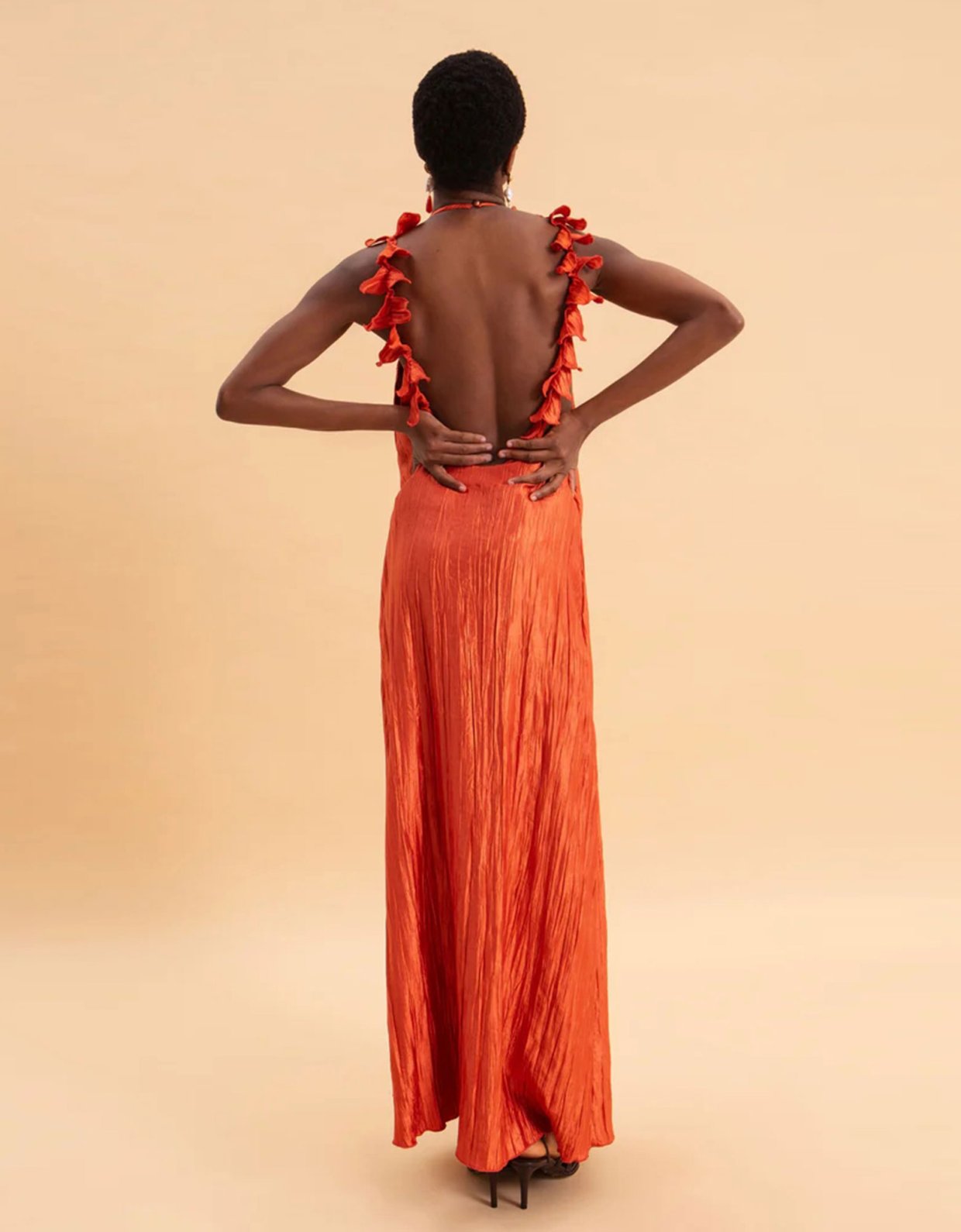 Eveleya Golden hour maxi shimmering dress